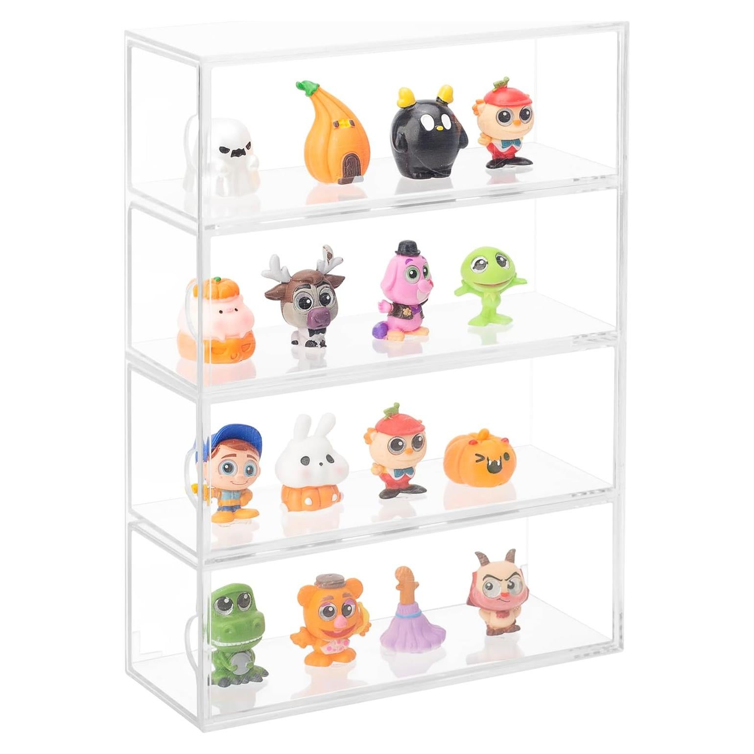 Caja de Exhibición Acrílica JOYMOMO 4 Capas 17.5x6.3x24.5cm