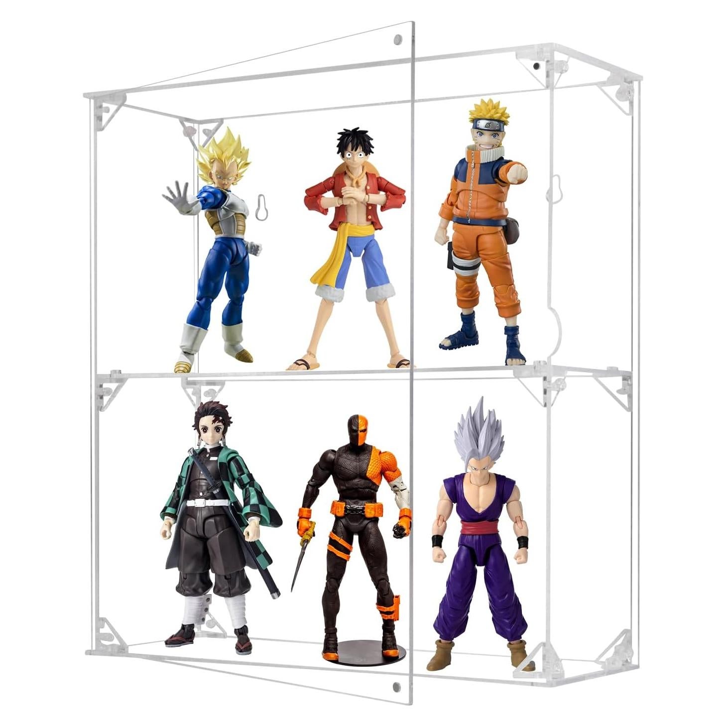 Caja de Exhibición Acrílica Dezzer 2 Niveles 30.5x10.2x33.4 cm