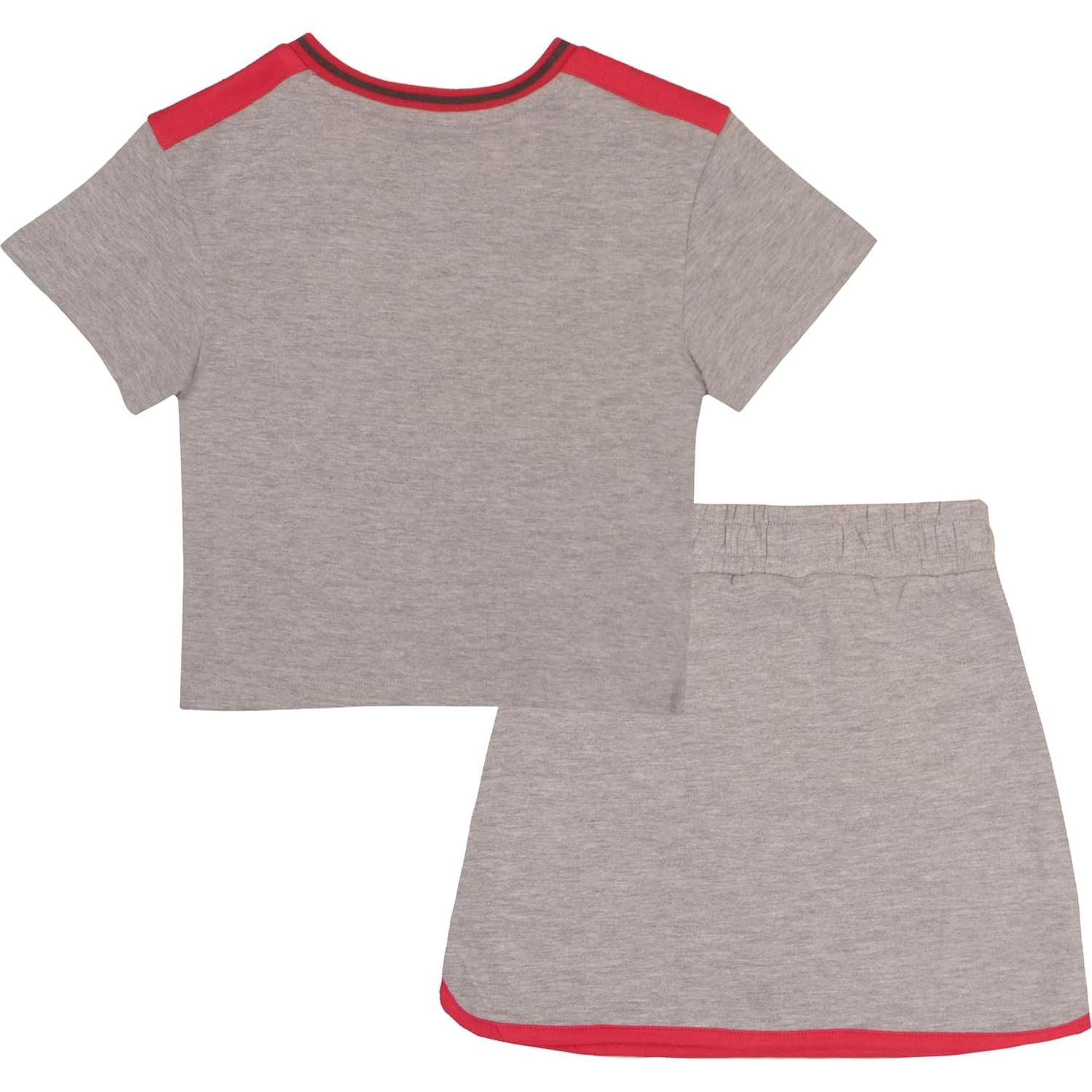 Conjunto 2 Piezas Disney Niñas - Camiseta y Falda Cortas