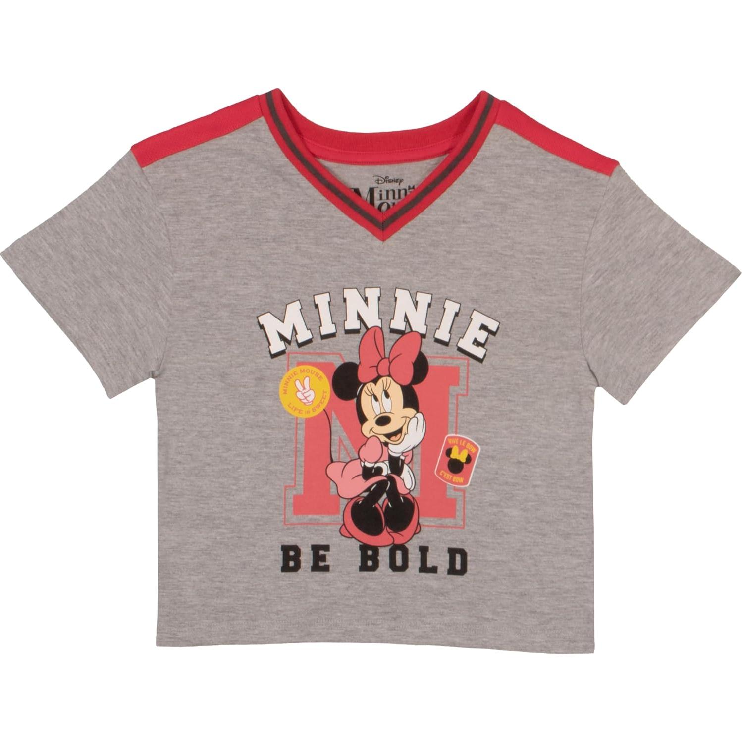 Conjunto 2 Piezas Disney Niñas - Camiseta y Falda Cortas