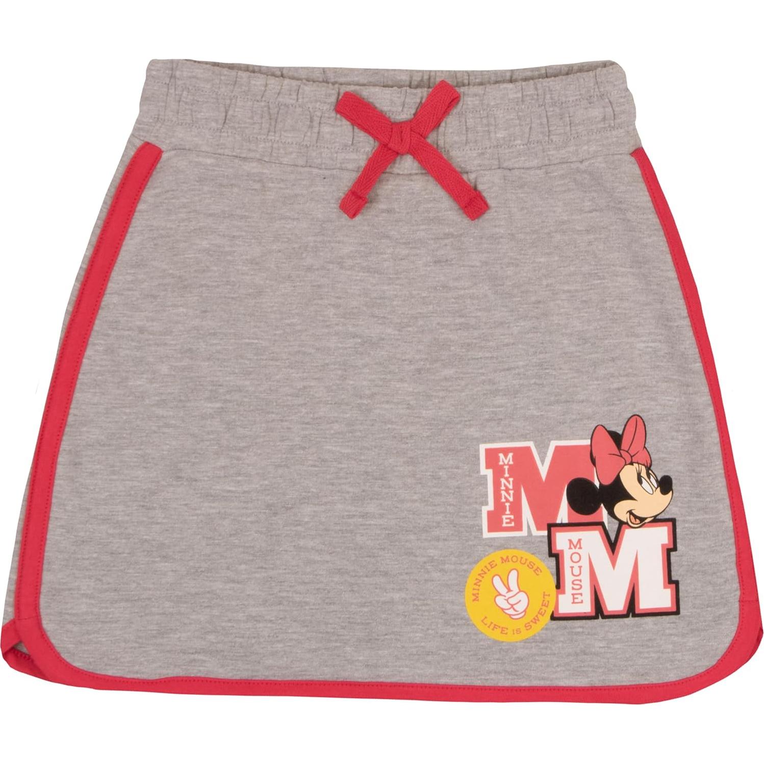 Conjunto 2 Piezas Disney Niñas - Camiseta y Falda Cortas