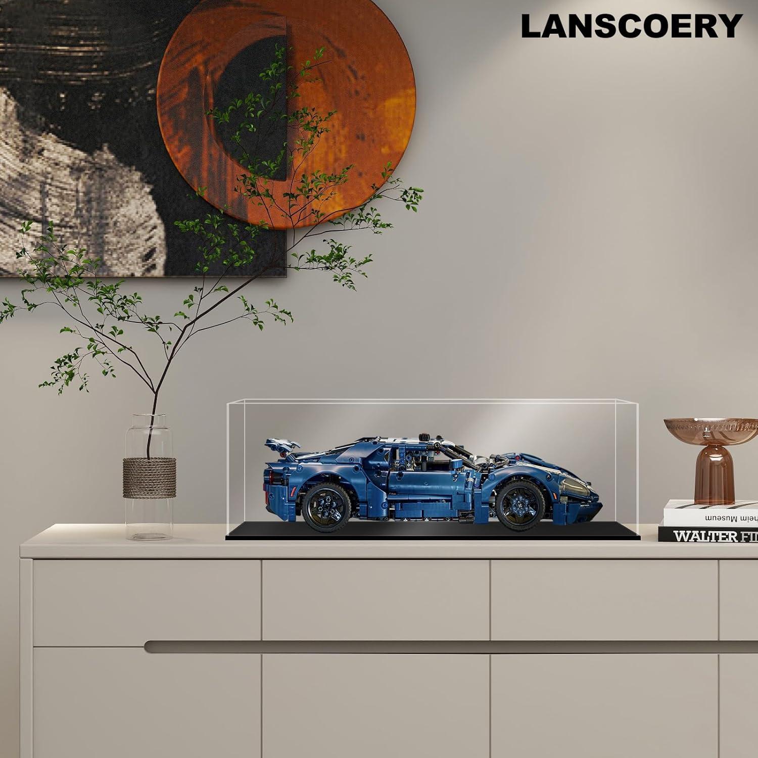 Caja de Exhibición Acrílica LANSCOERY 15x10x10cm Base Negra