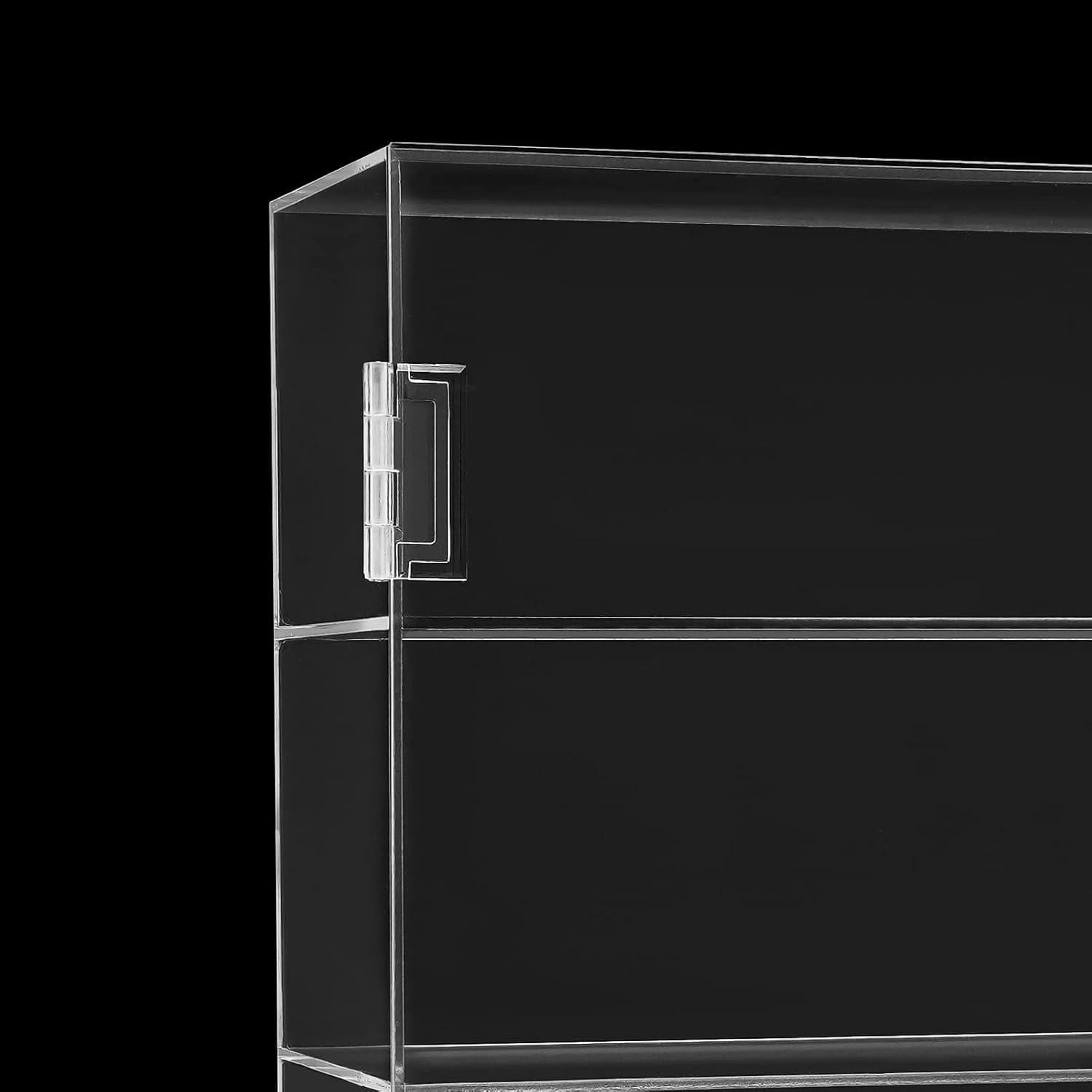 Caja de Exhibición Acrílica Transparente 4 Capas con Cerradura