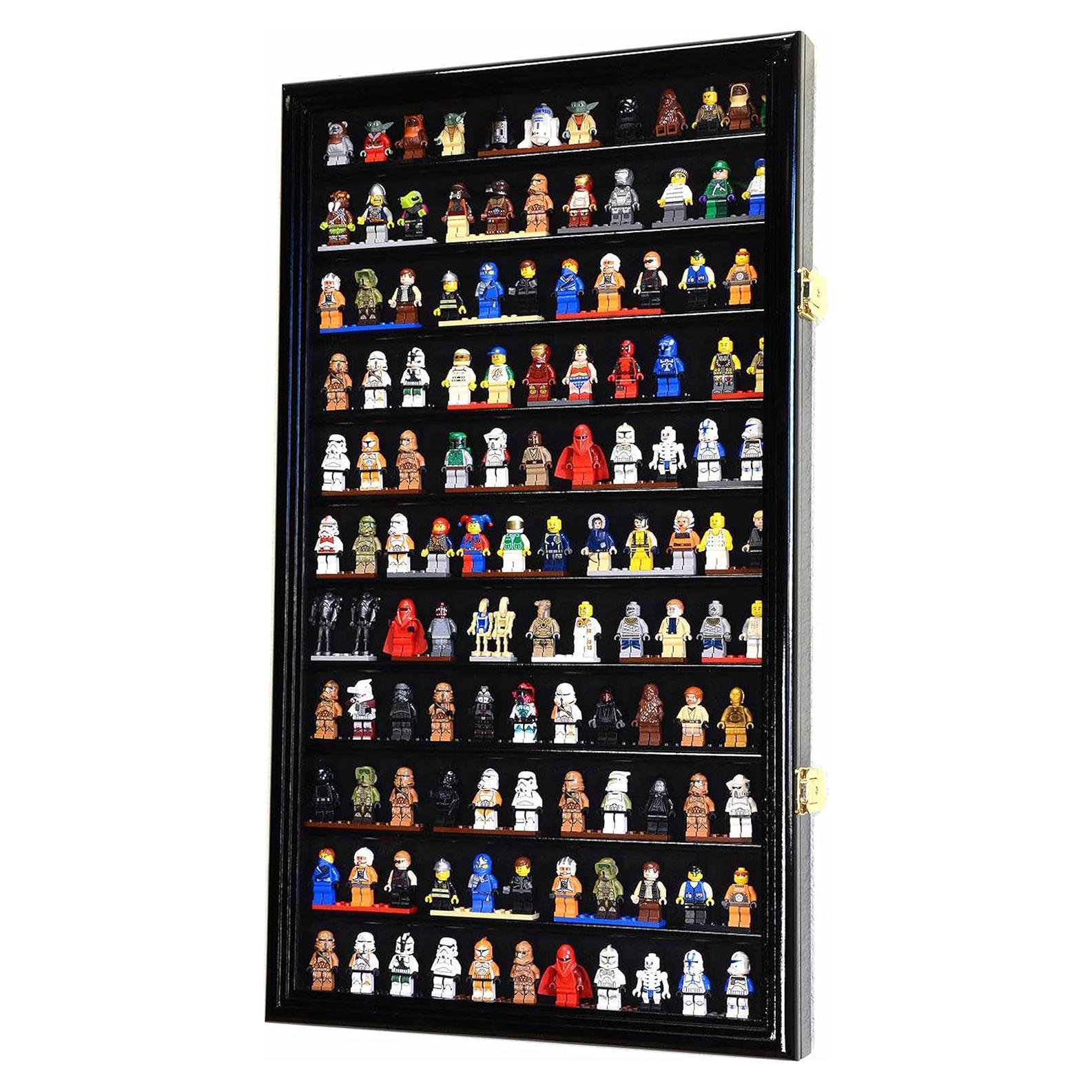 Estuche de Exhibición para Minifiguras Premier Guitar - Negro, 120 Figuras