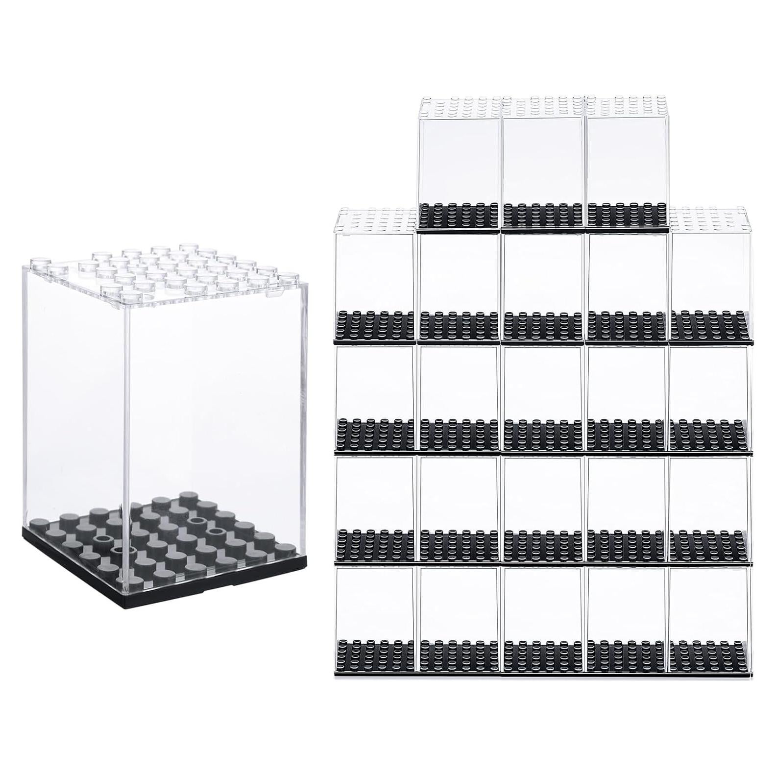 Caja de Exhibición Acrílica CertBuy 24 PCS para Minifiguras