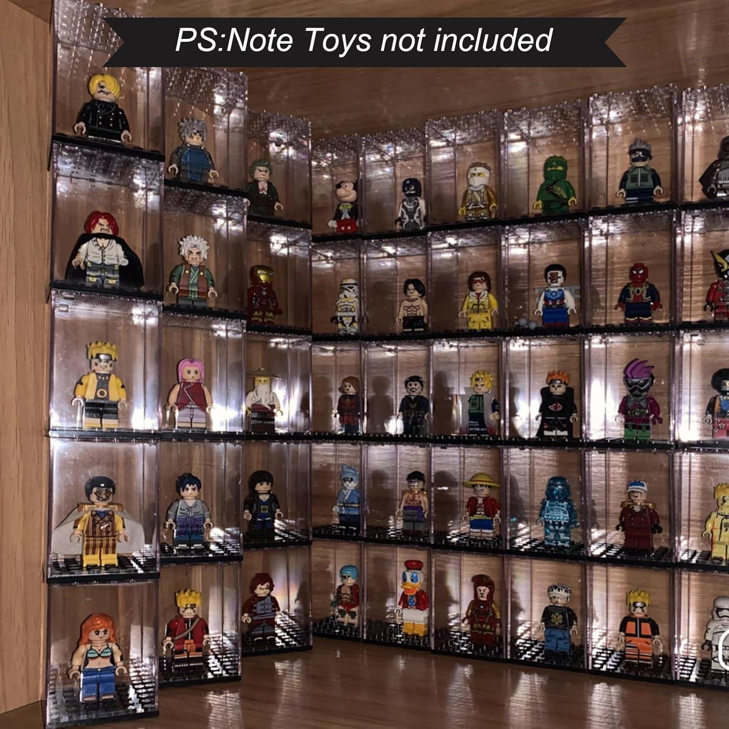 Caja de Exhibición Acrílica CertBuy 24 PCS para Minifiguras