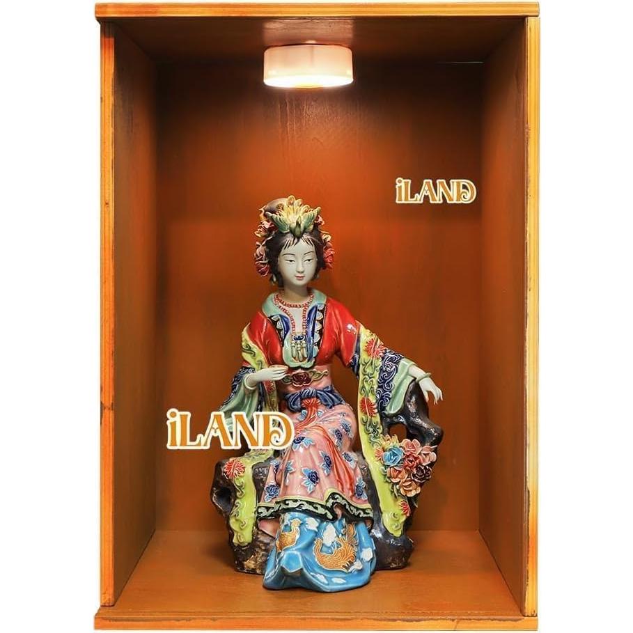 Caja de Diorama de Madera iLAND 39.9x27.9x27.9cm para Miniaturas