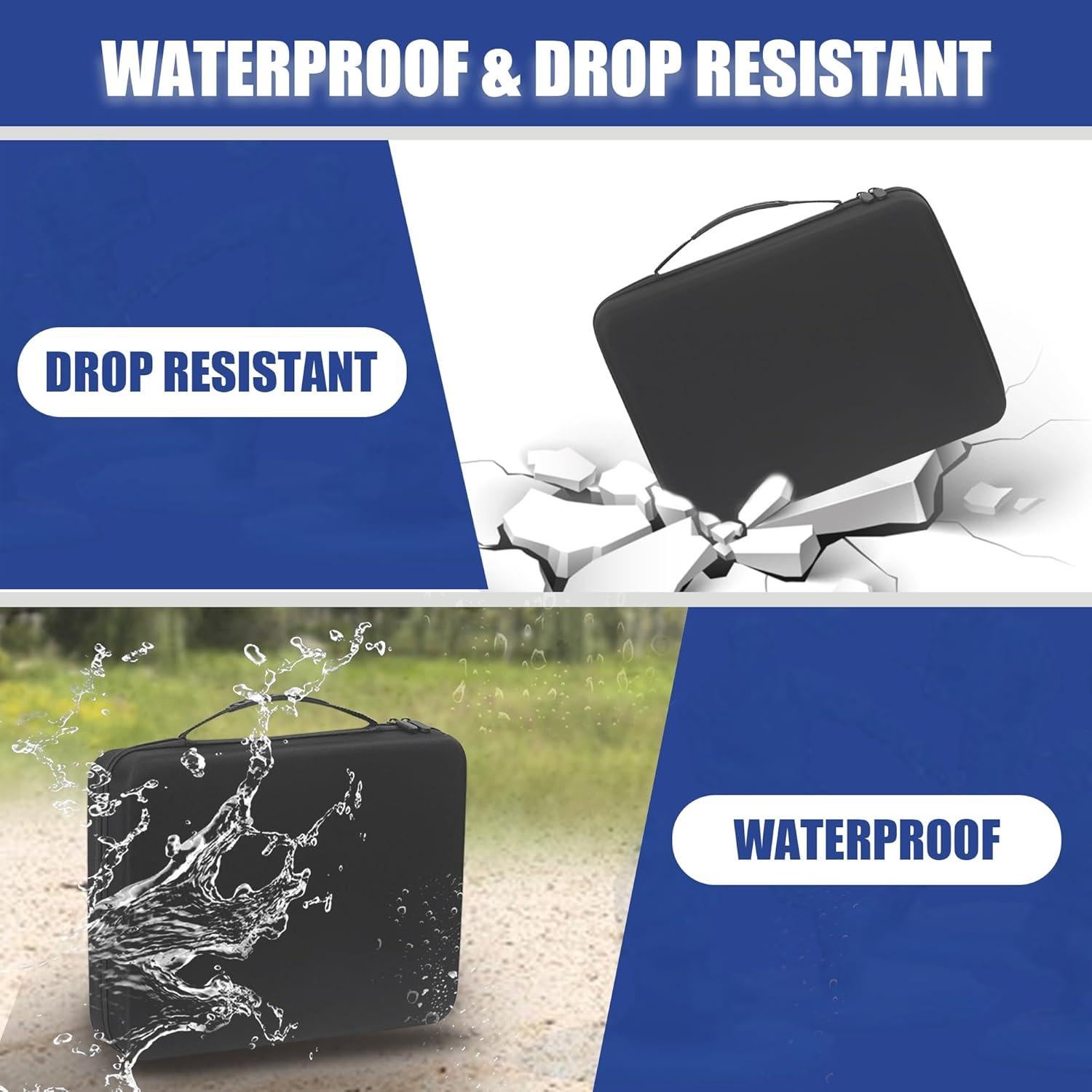 Caja de Transporte para Miniaturas DnD - 84 Ranuras con Espuma