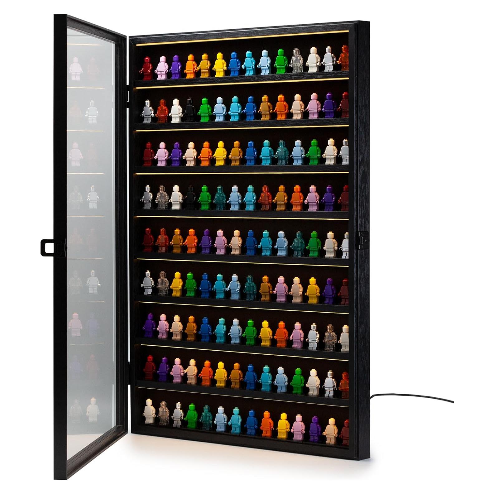Estuche de Exhibición de Minifiguras TITAWU con Luz LED