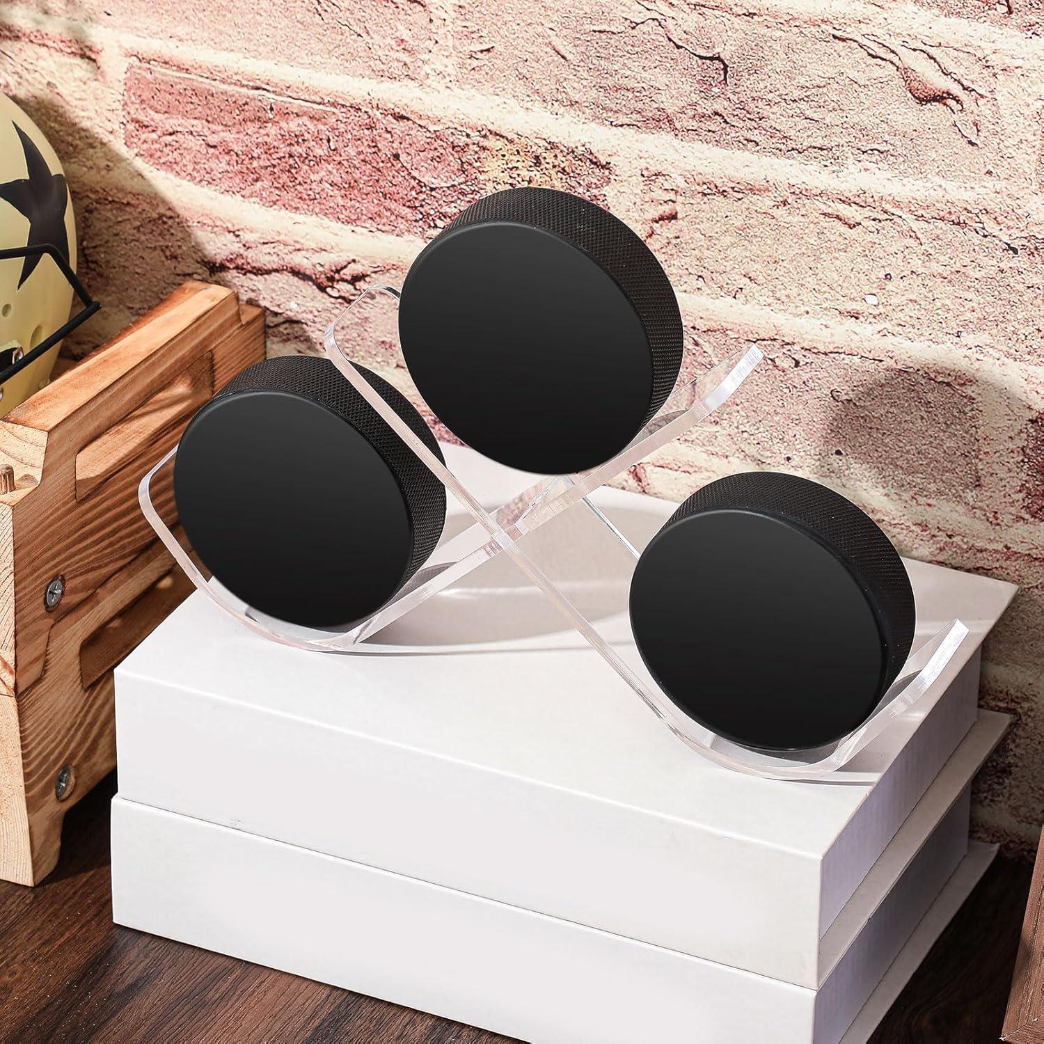 Soporte Acrílico para 3 Discos de Hockey Wonderjune