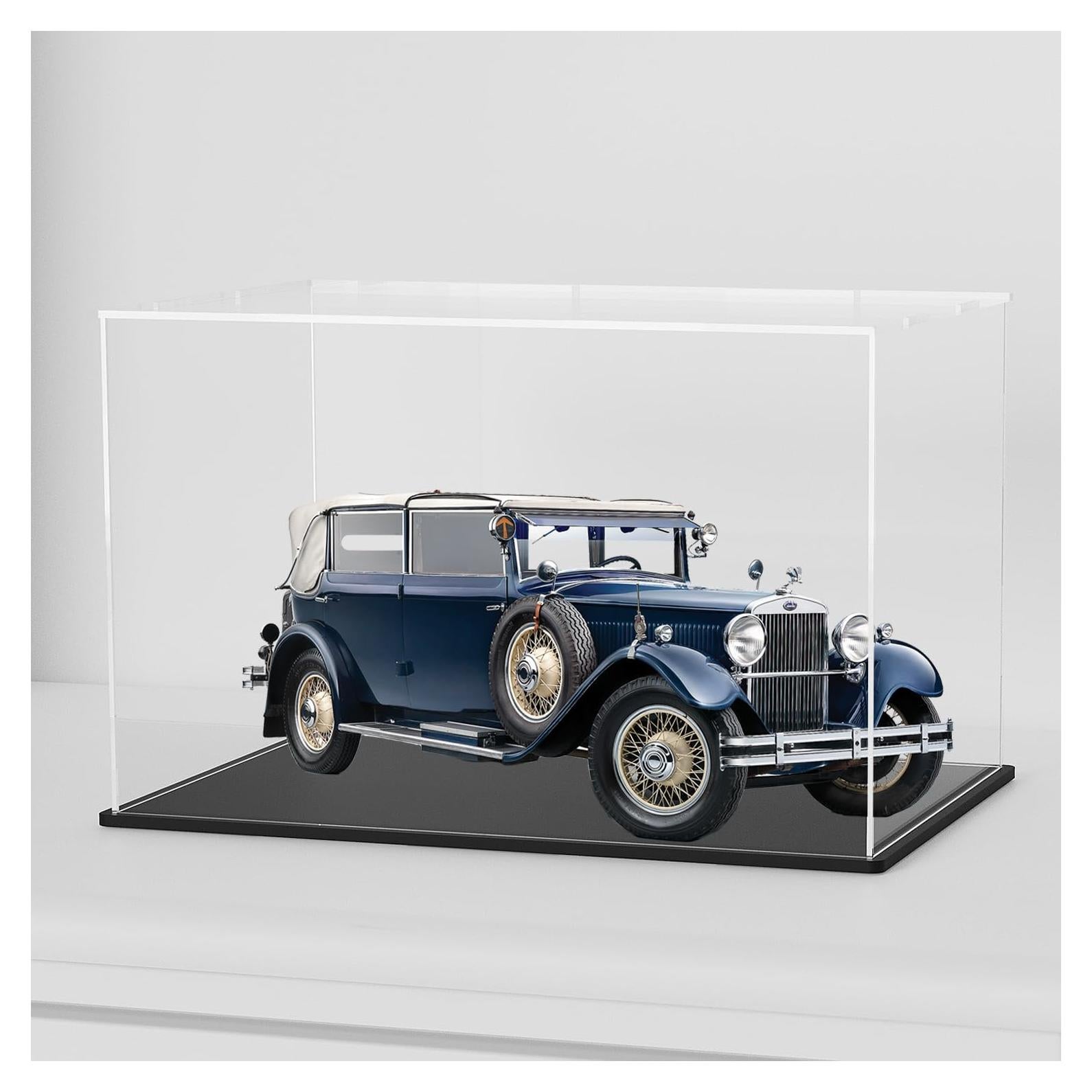 Caja de Exhibición Acrílica SVENJBB 33x17x16 cm Base Negra