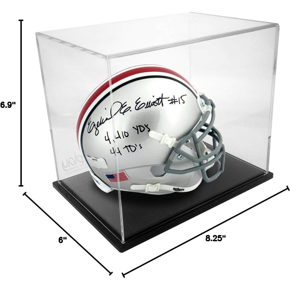 Estuche de exhibición OnDisplay para mini casco de fútbol americano
