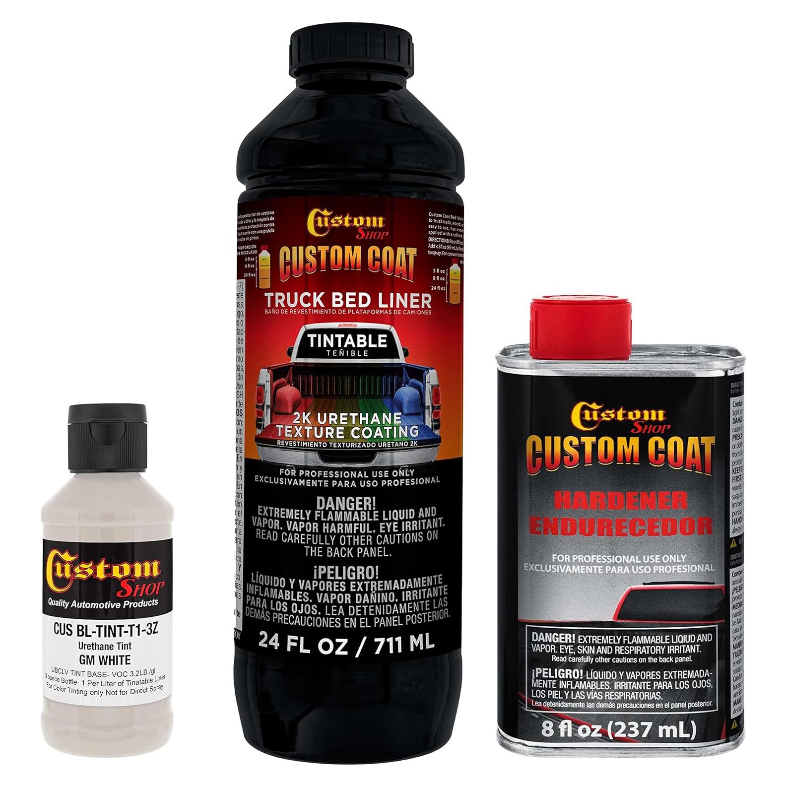 Kit de recubrimiento poliuretano Custom Coat 0.25 galones blanco