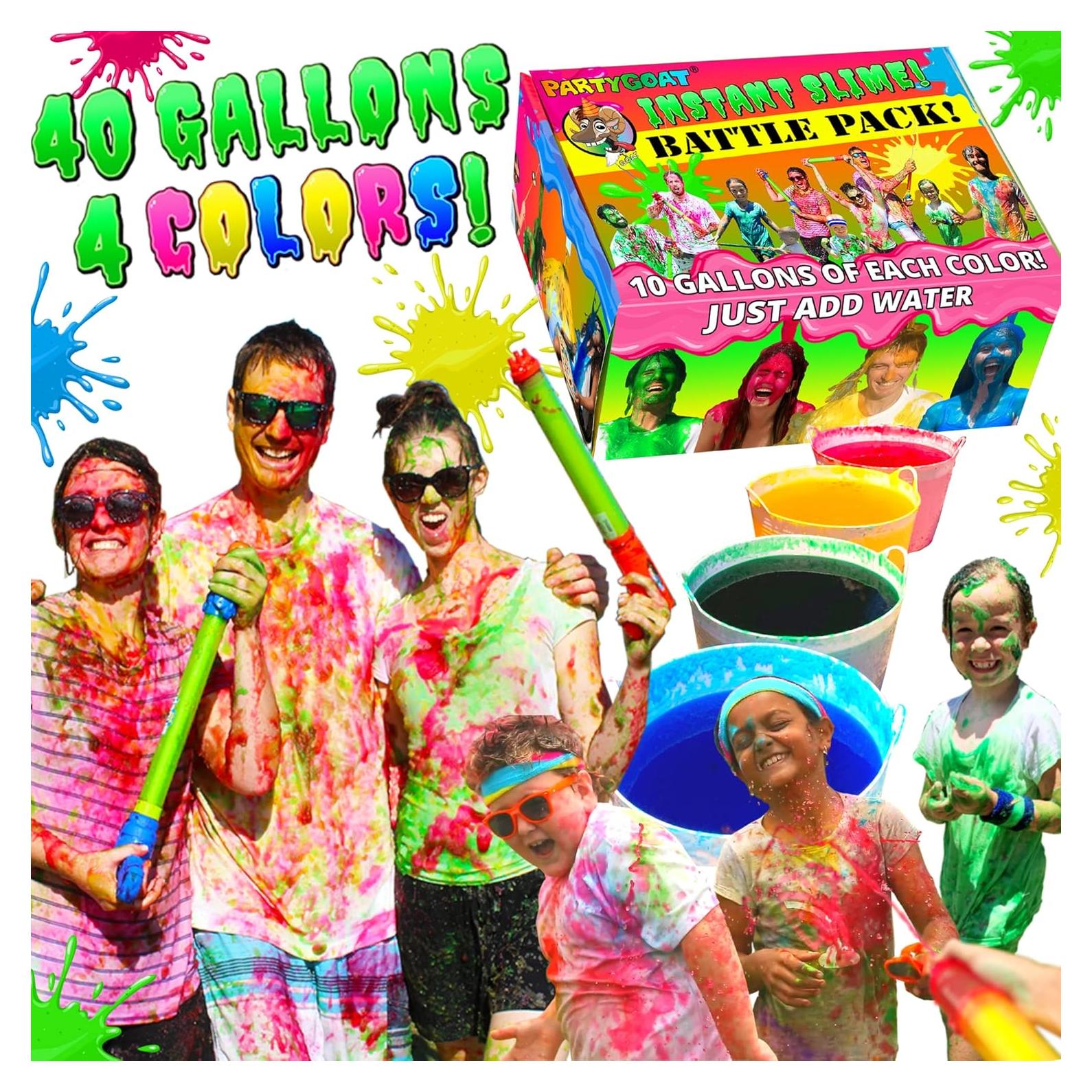 Polvo de Lodo Instantáneo Party GOAT - Kit Grande 4 Colores