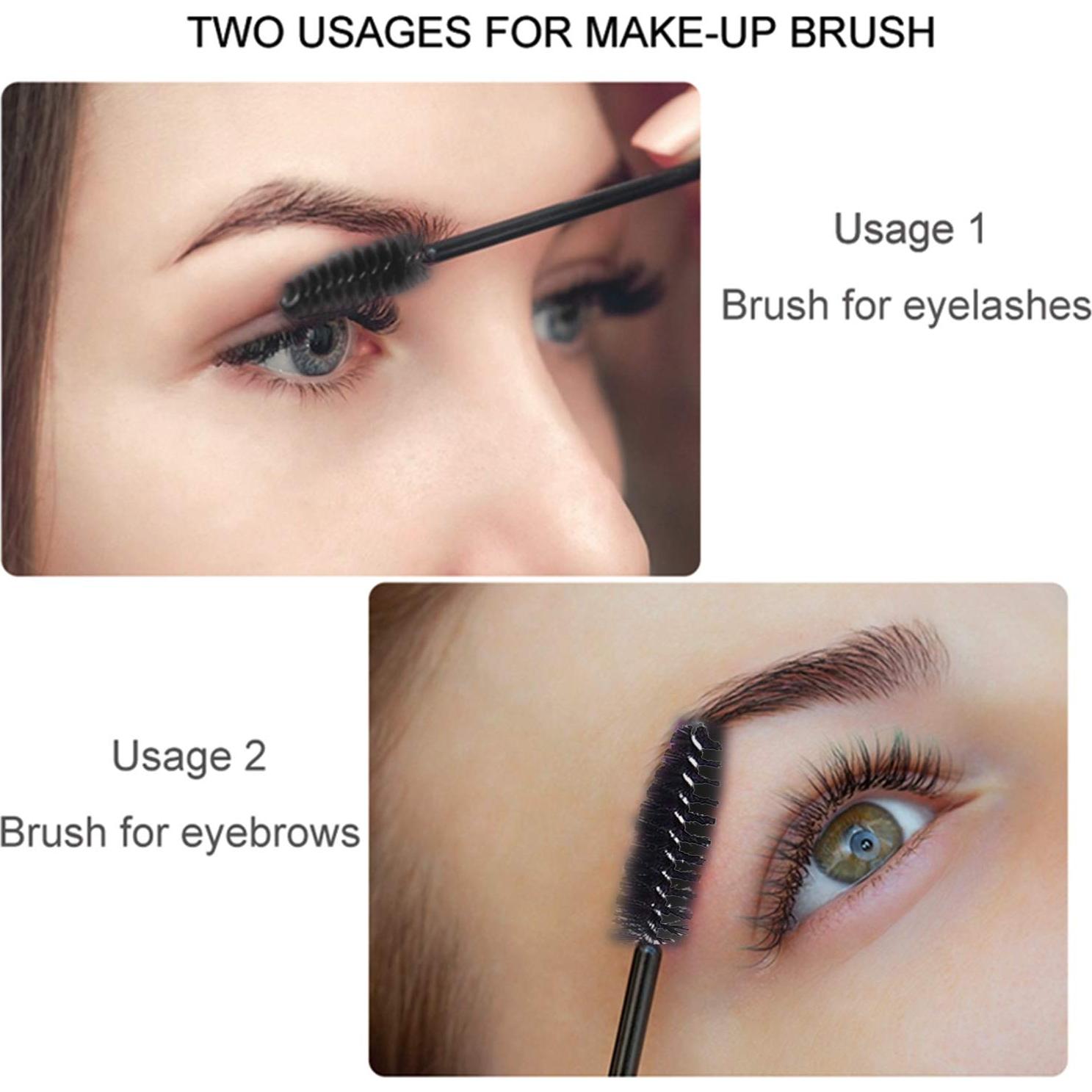 Cepillos Desechables GUMIKE 100 Pcs para Pestañas y Cejas