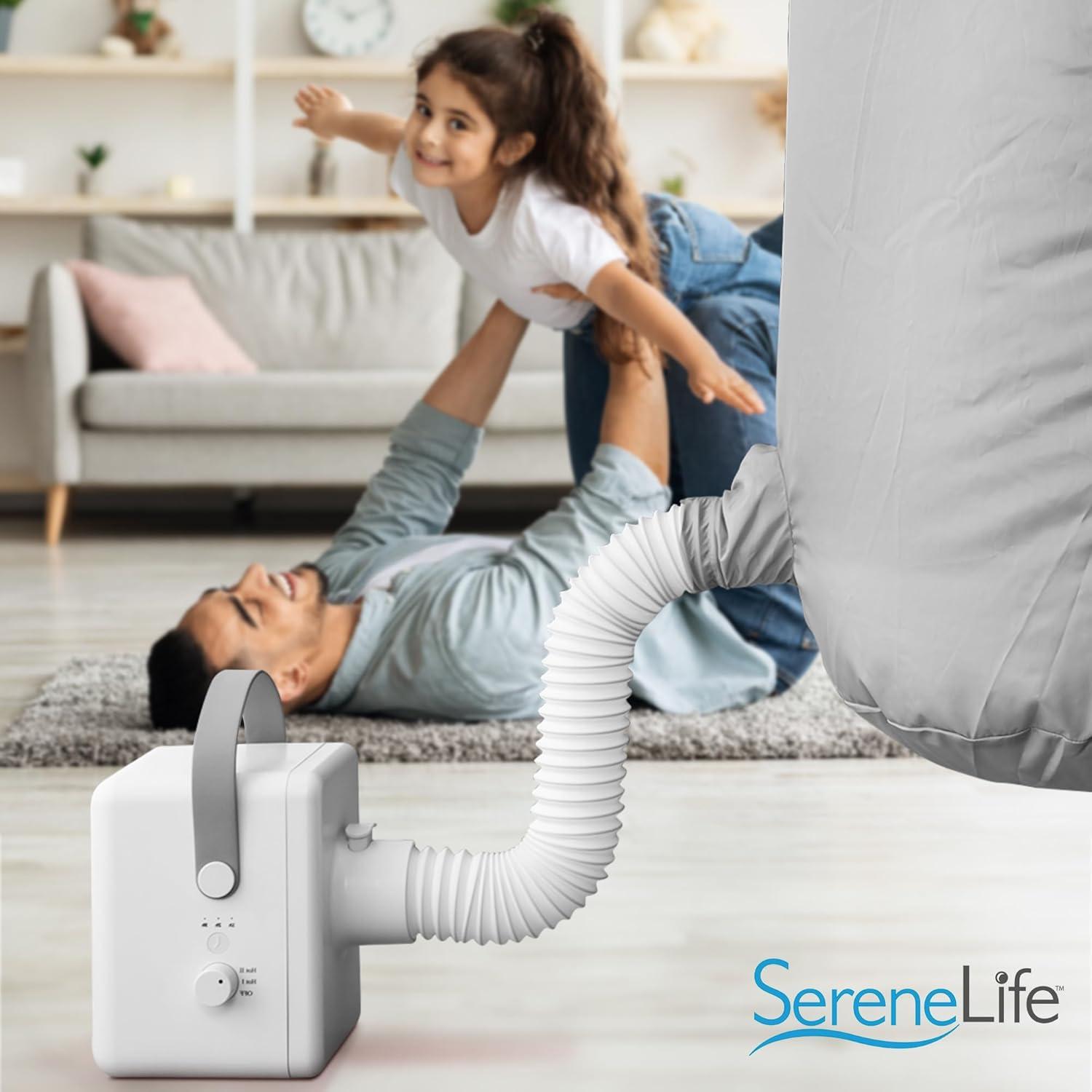 Secadora de Ropa Eléctrica Portátil SereneLife 1000W Multifuncional