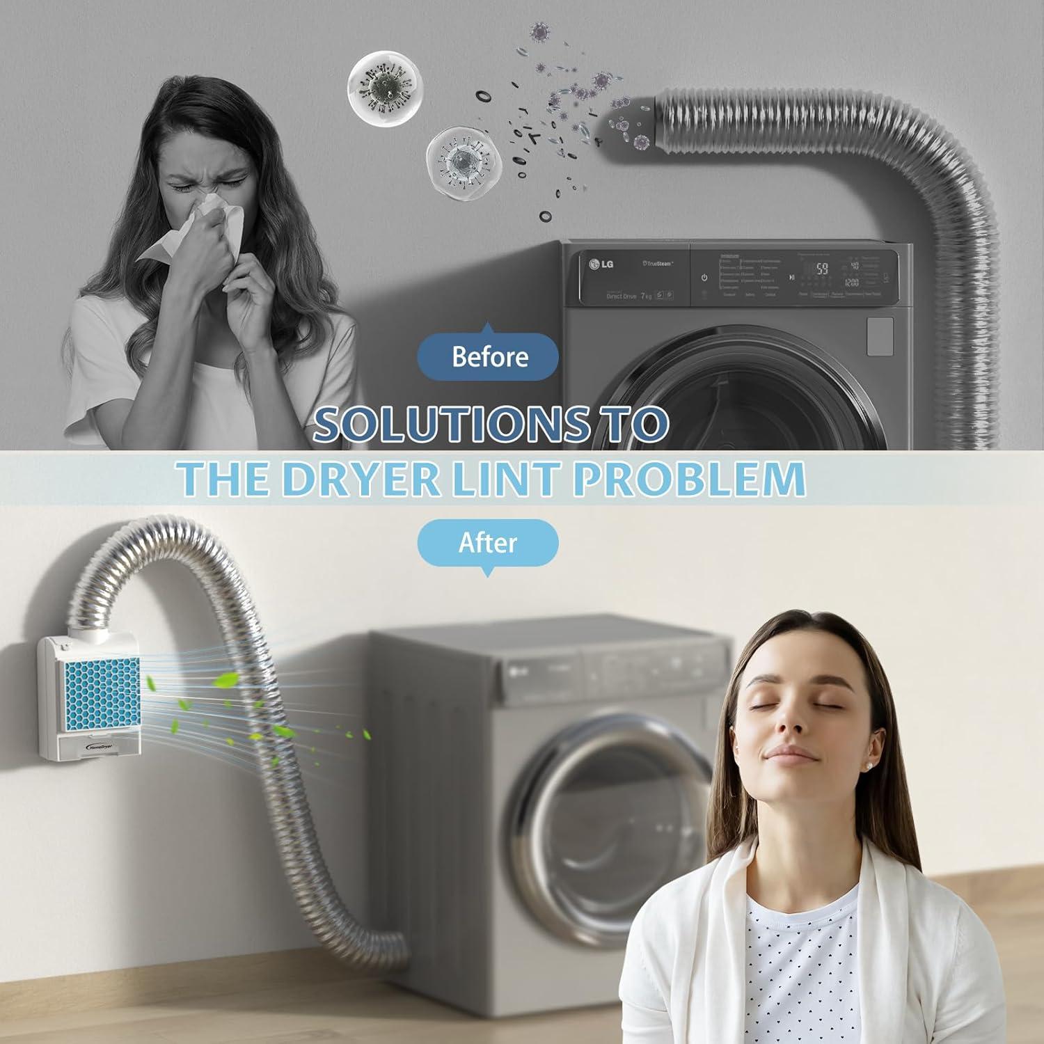 Kit de Ventilación para Secadora Interior HomeDryer HDV004 3 en 1