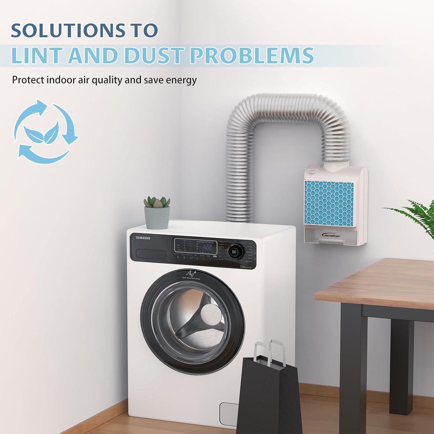 Kit de Ventilación para Secadora Interior HomeDryer HDV004 3 en 1