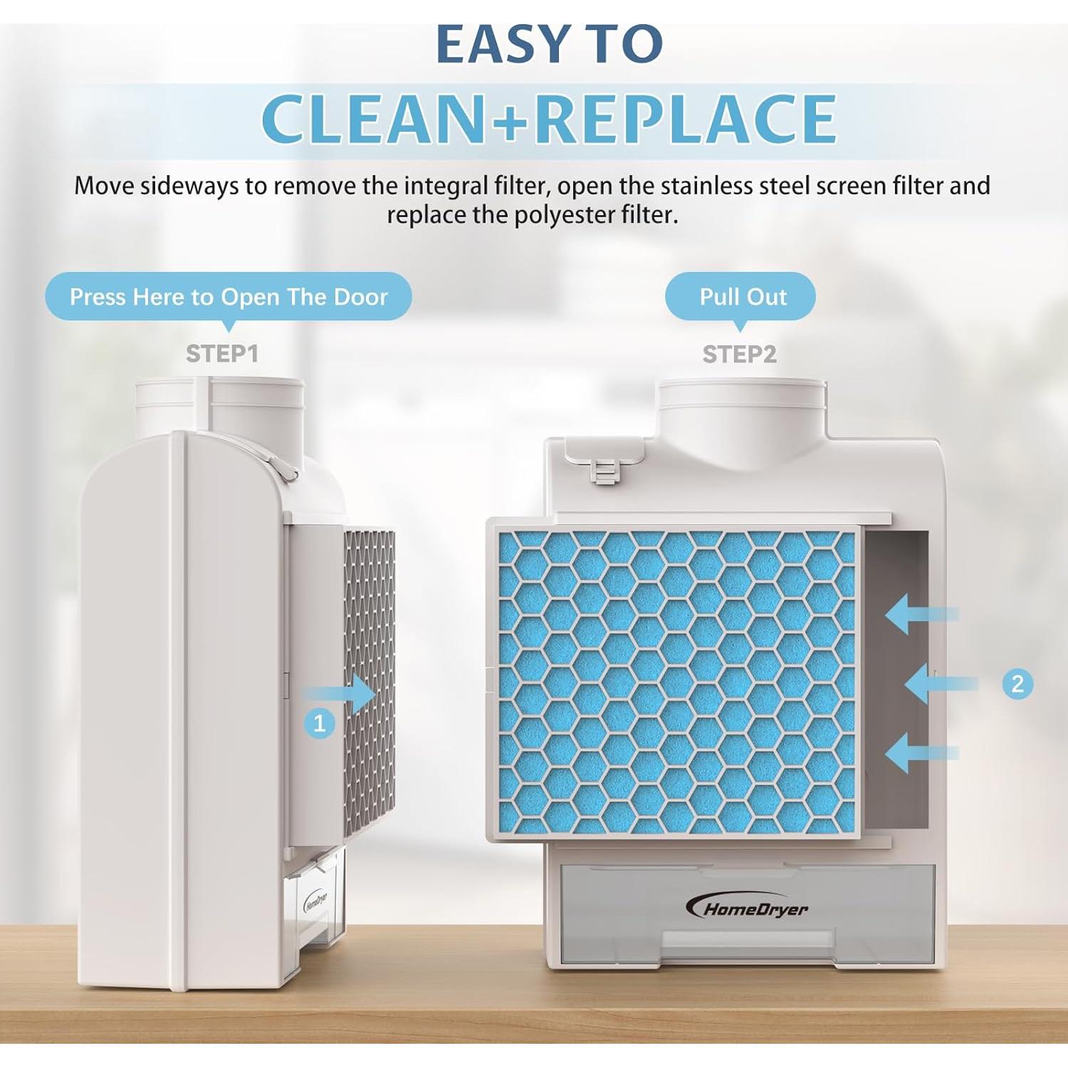 Kit de Ventilación para Secadora Interior HomeDryer HDV004 3 en 1