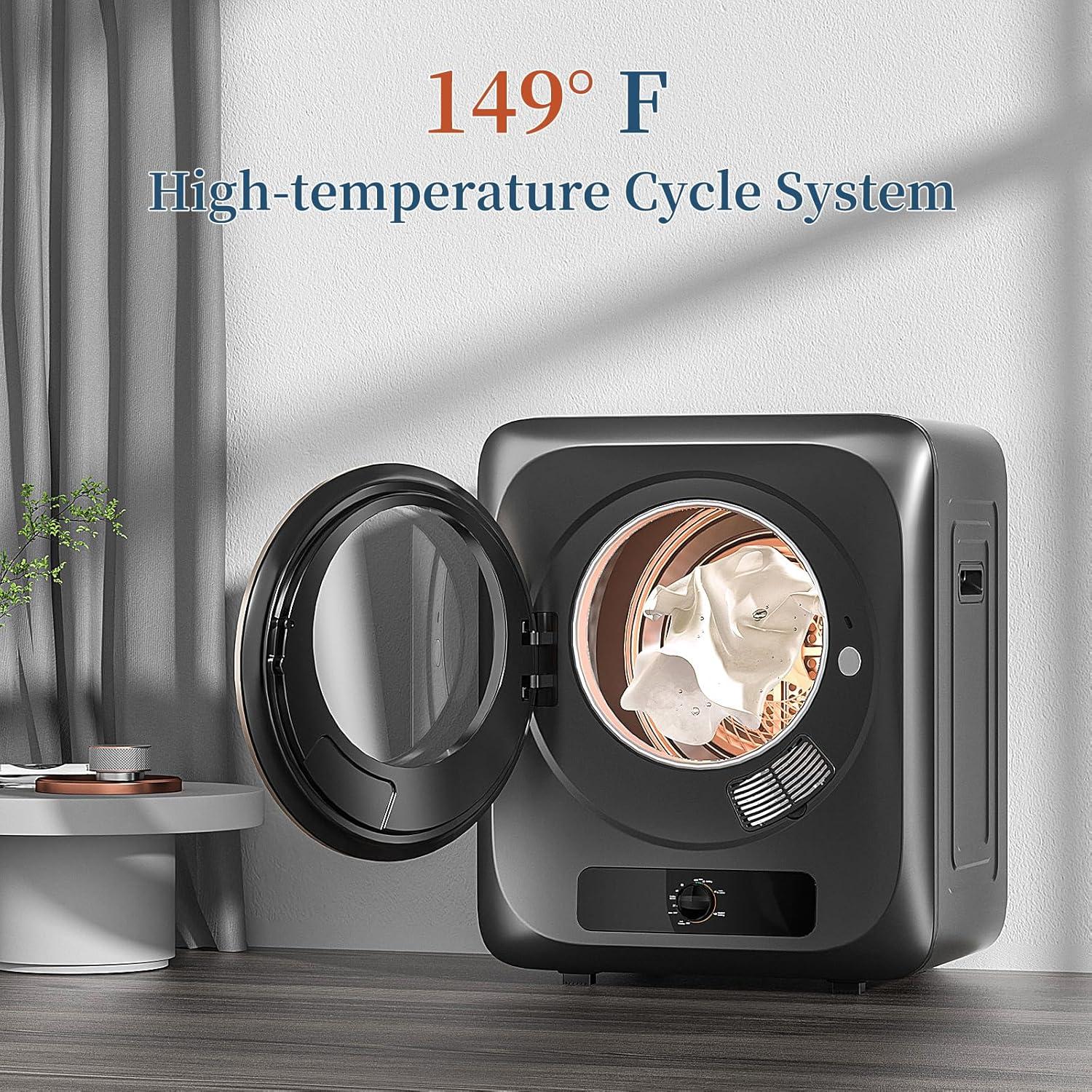 Secadora de Ropa Portátil Zynkez HGJ-797 4.5kg 850W Gris