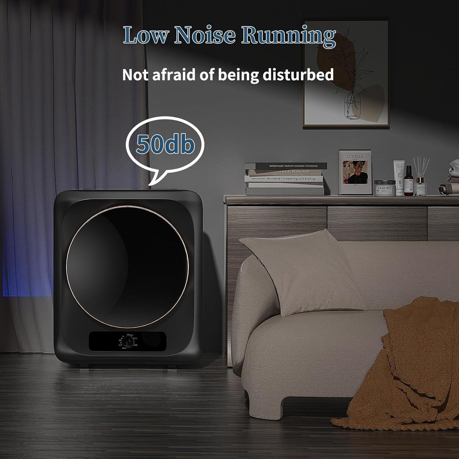 Secadora de Ropa Portátil Zynkez HGJ-797 4.5kg 850W Gris