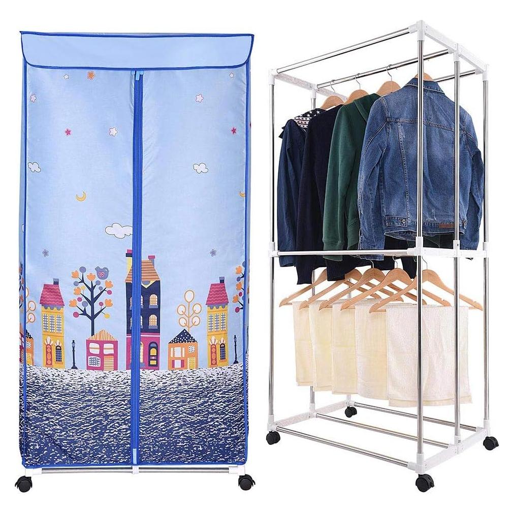 Secadora de Ropa Portátil ZeHuoGe 850W 20 kg Plegable