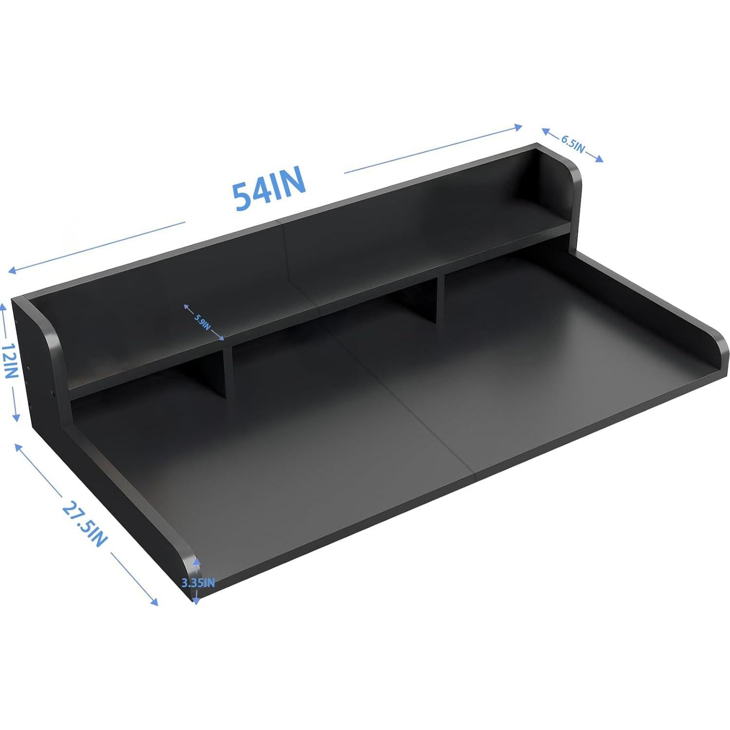 Encimera para Lavadora y Secadora Veemuaro 137 cm Negro