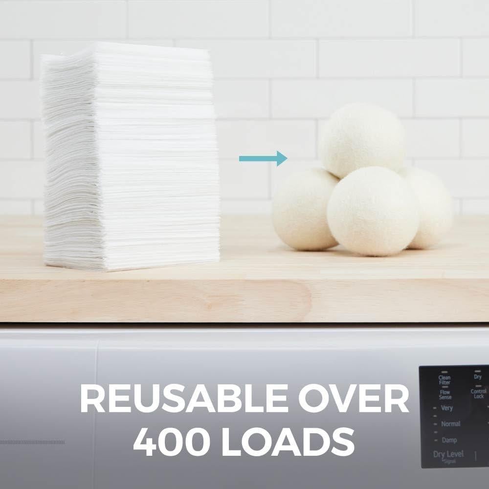 Bolas de Secado de Lana HOME GENIE XL 6 Pzas Antiestáticas