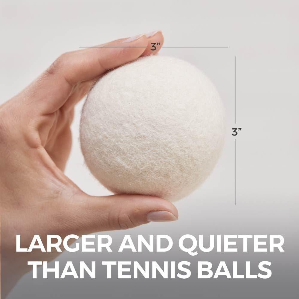 Bolas de Secado de Lana HOME GENIE XL 6 Pzas Antiestáticas