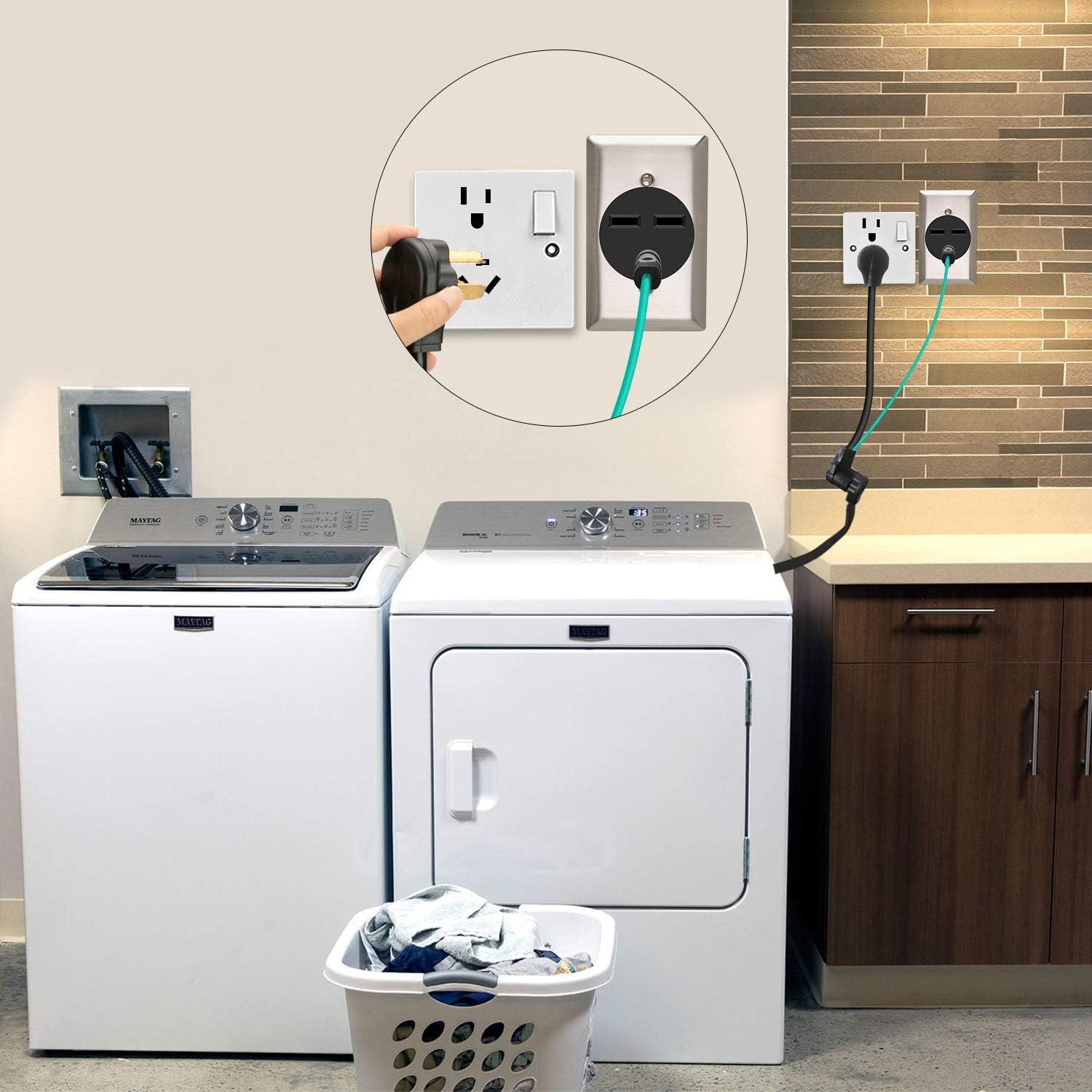 Adaptador Secadora WELLUCK 4 a 3 Patas 1.5m 30A 250V