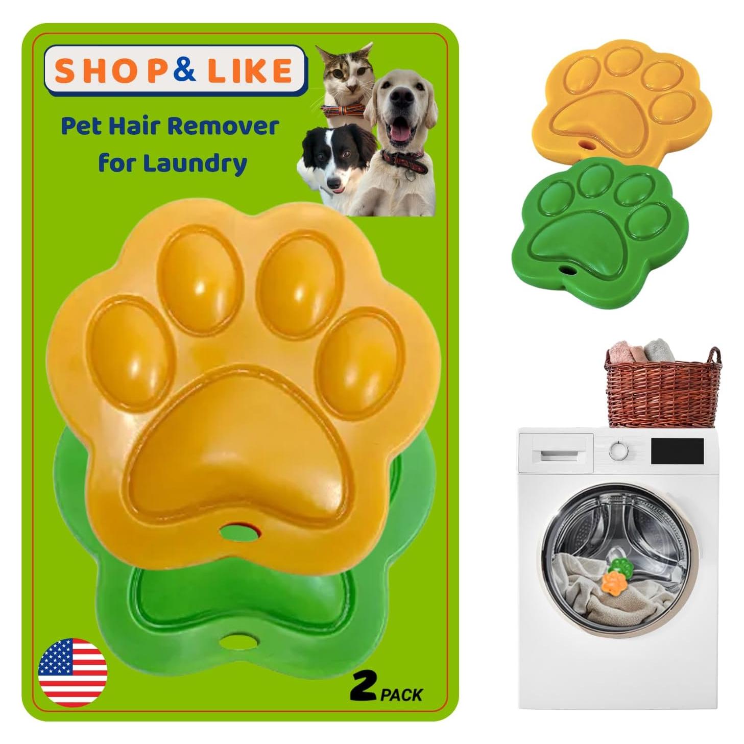 Removedor de Pelo de Mascotas Shop & Like - Paquete de 2