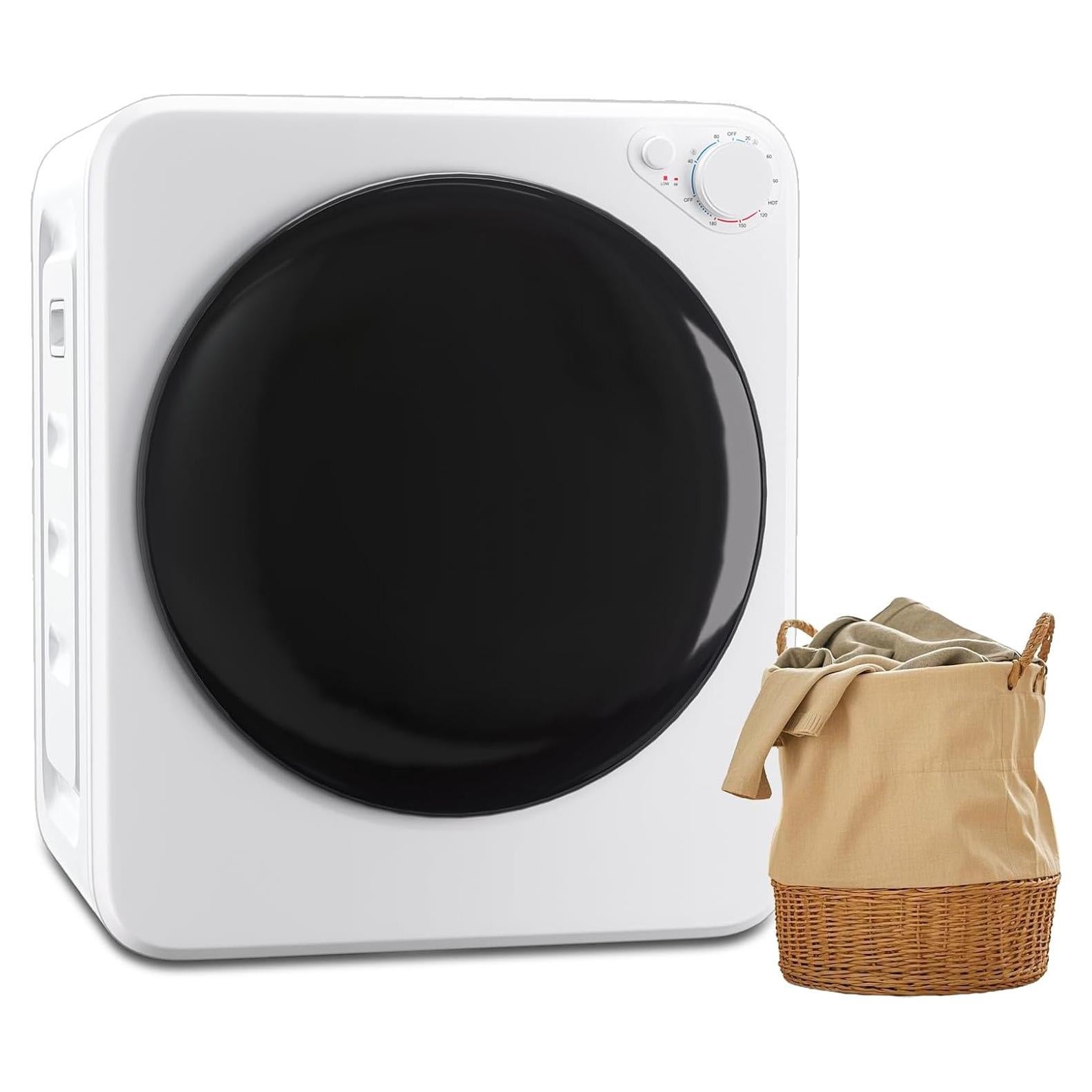 Secadora de Ropa Compacta Erivess HGJ-3 1.8 Pies 800W Blanca