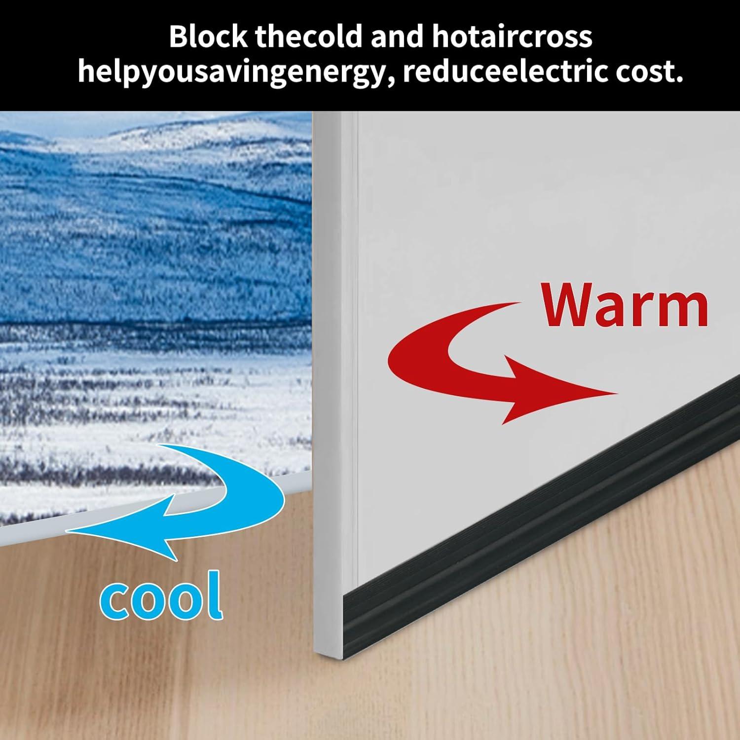 Paquete de 2 Tapas para Puertas VZZNN 99 cm Aislamiento Ruido