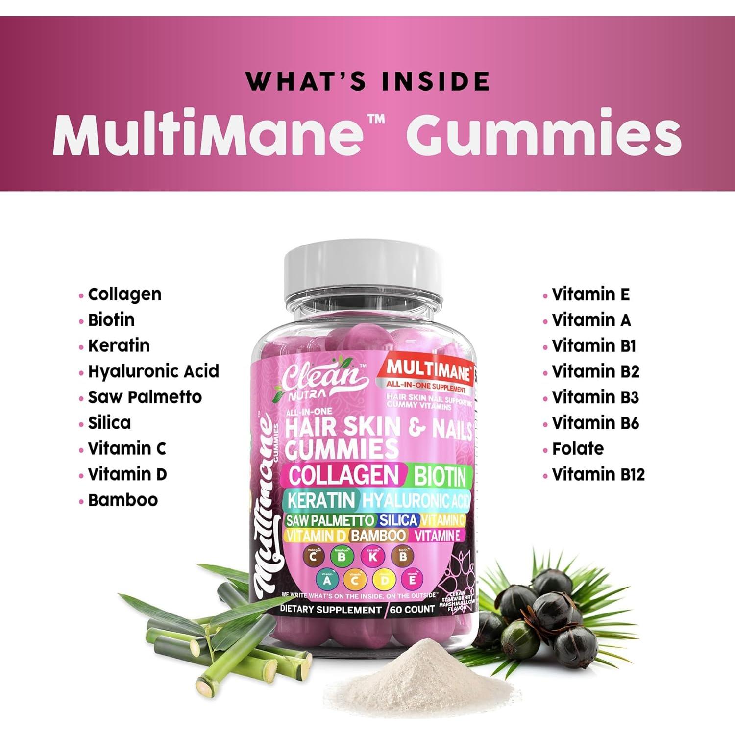 Gomitas de Biotina y Colágeno Clean Nutraceuticals 199g