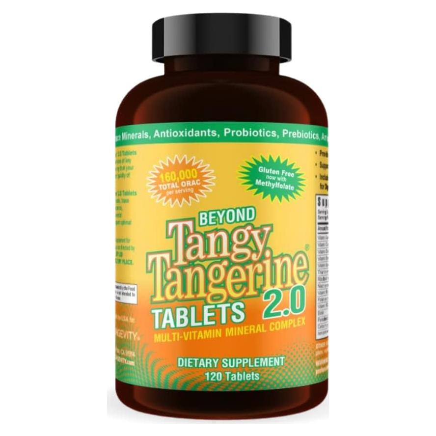 Youngevity Beyond Tangy Tangerine 2.0 Multivitaminas 120 Tabletas