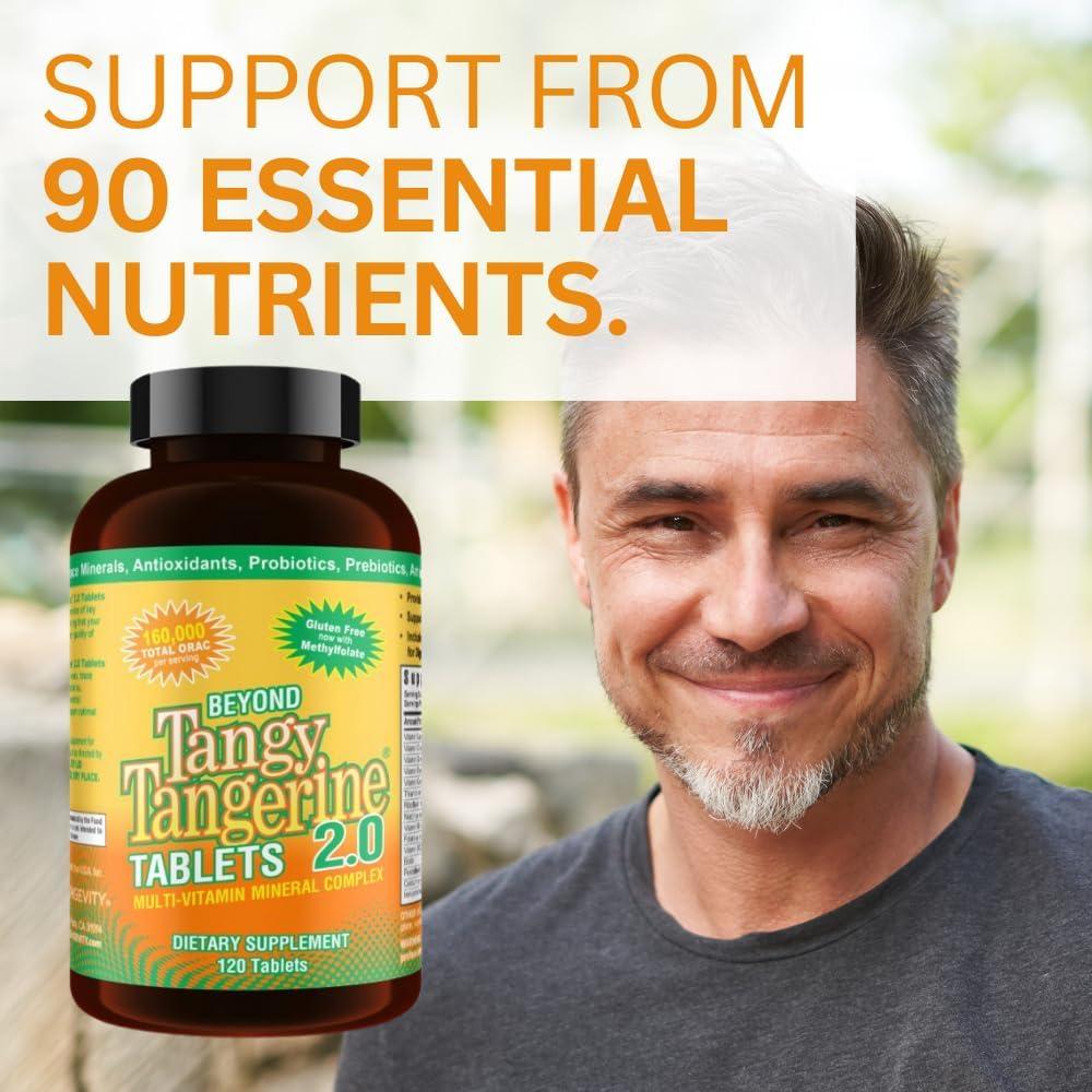 Youngevity Beyond Tangy Tangerine 2.0 Multivitaminas 120 Tabletas