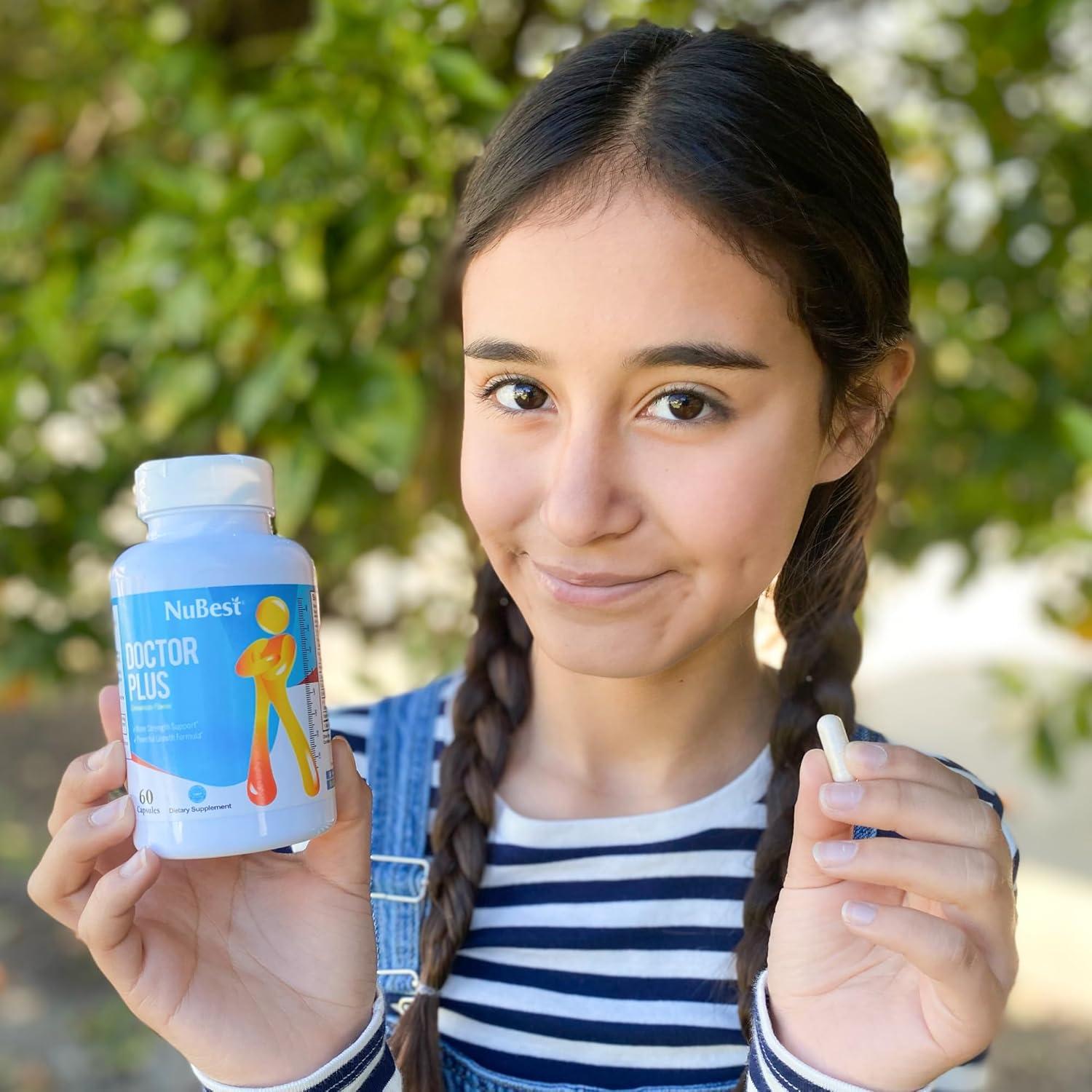 NuBest Doctor Plus - Cápsulas de Calcio y Vitaminas 60 Unidades