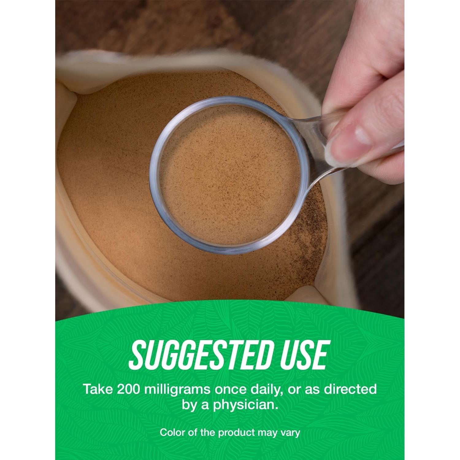 Extracto de Ginkgo Biloba en Polvo BulkSupplements 100g