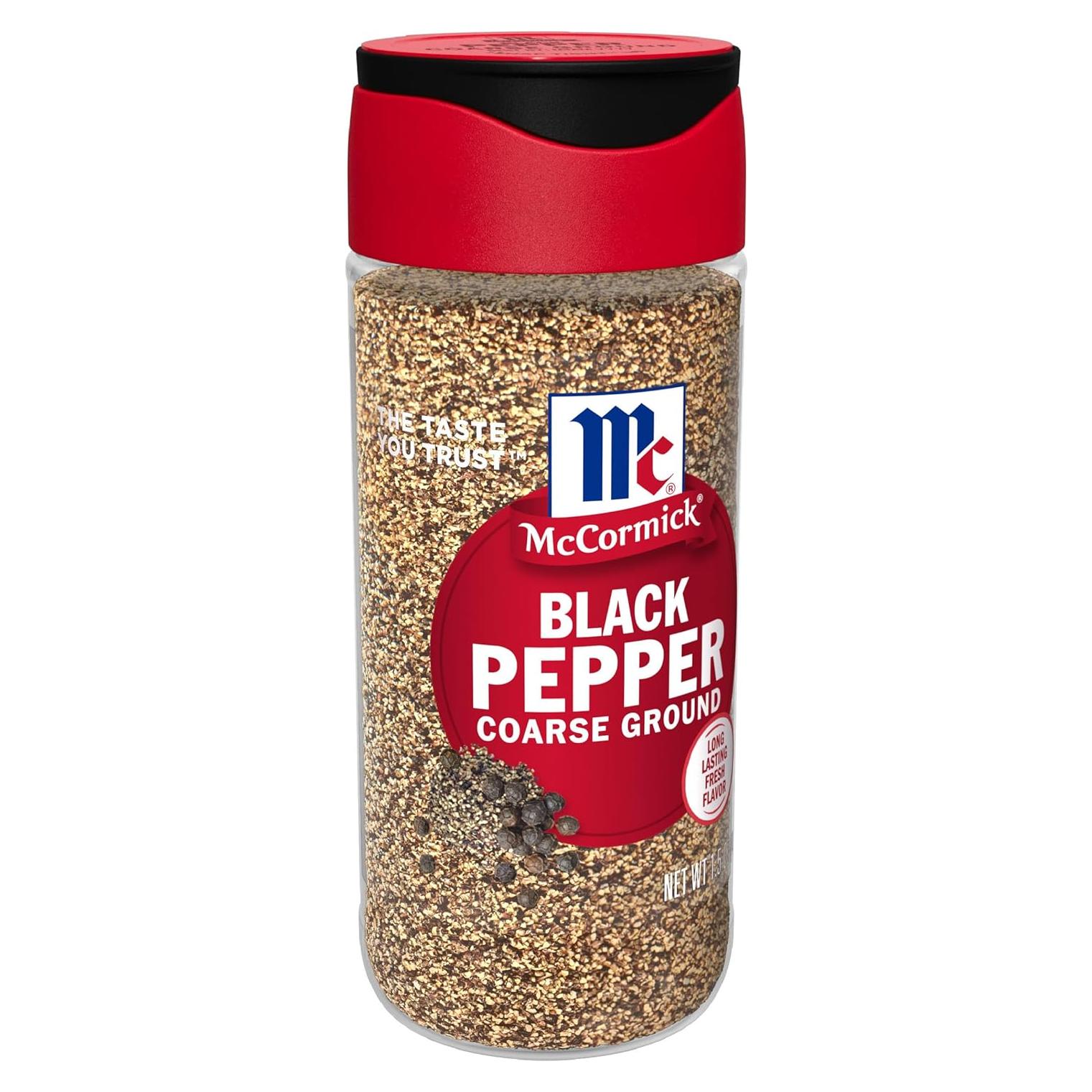 Pimienta Negra Molida Gruesa McCormick 42.5 g - Sabor Premium