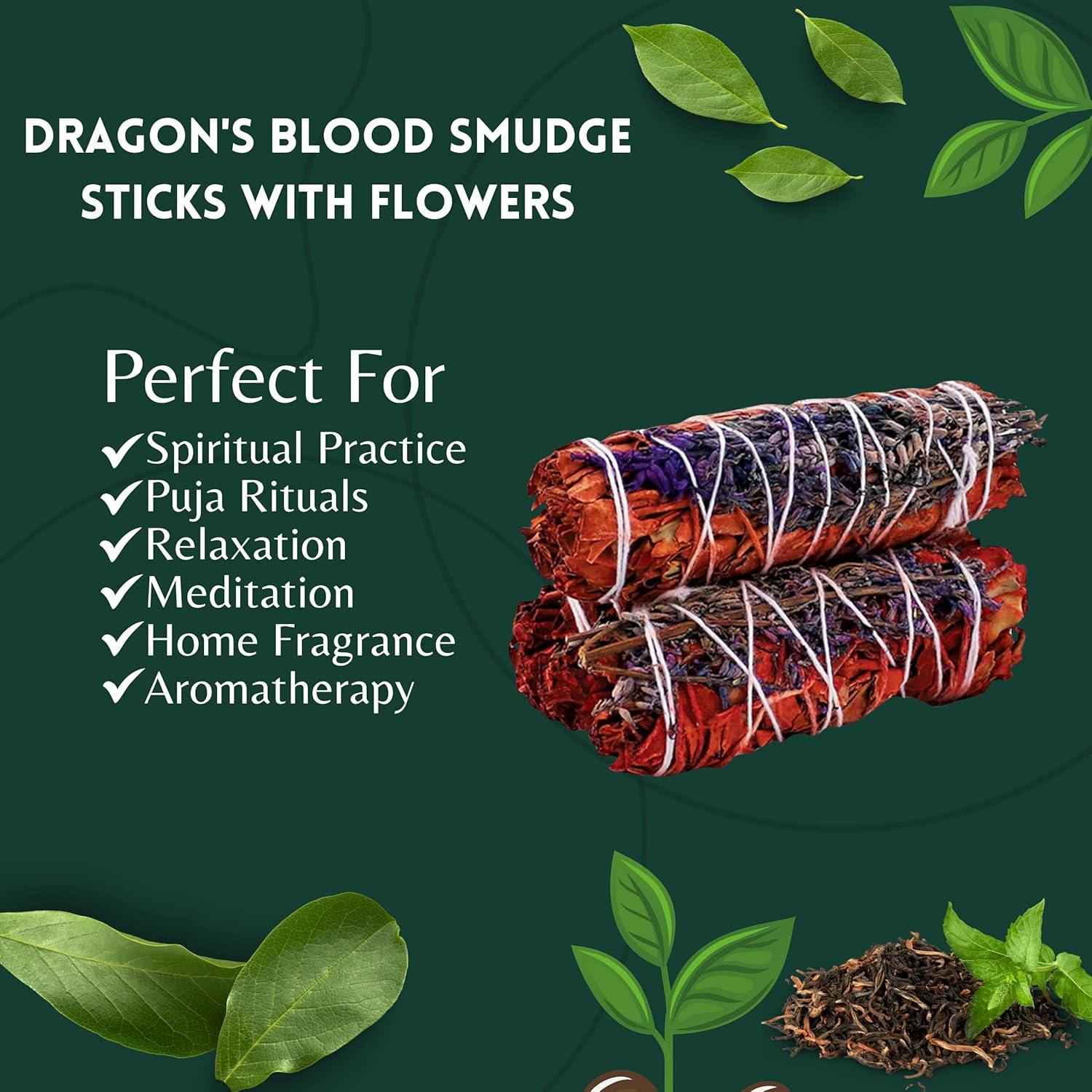 Palos de Salvia de Sangre de Dragón y Lavanda Ancientveda - 3 Unidades