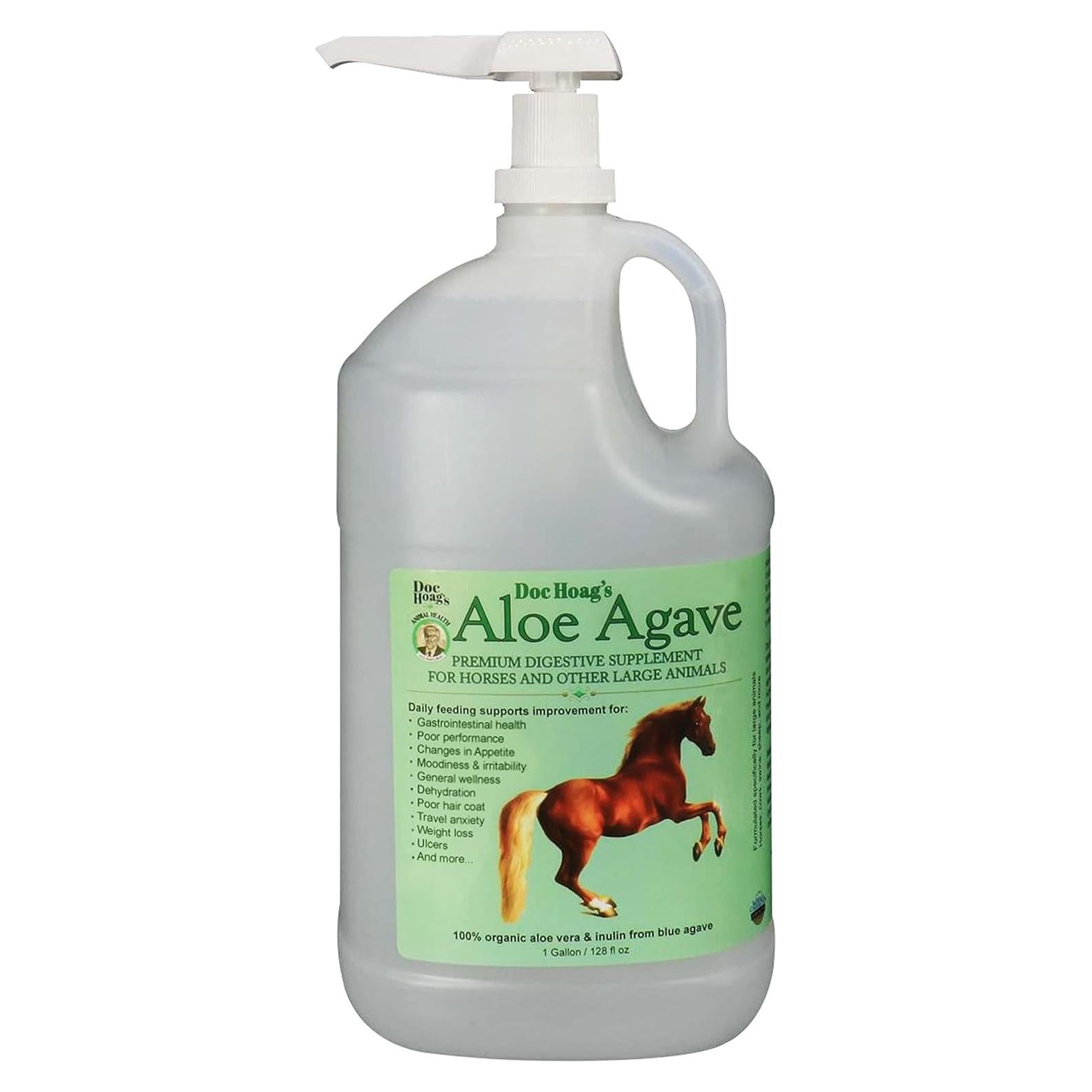 Suplemento Digestivo Aloe Vera Agave Doc Hoag 3.78L para Caballos