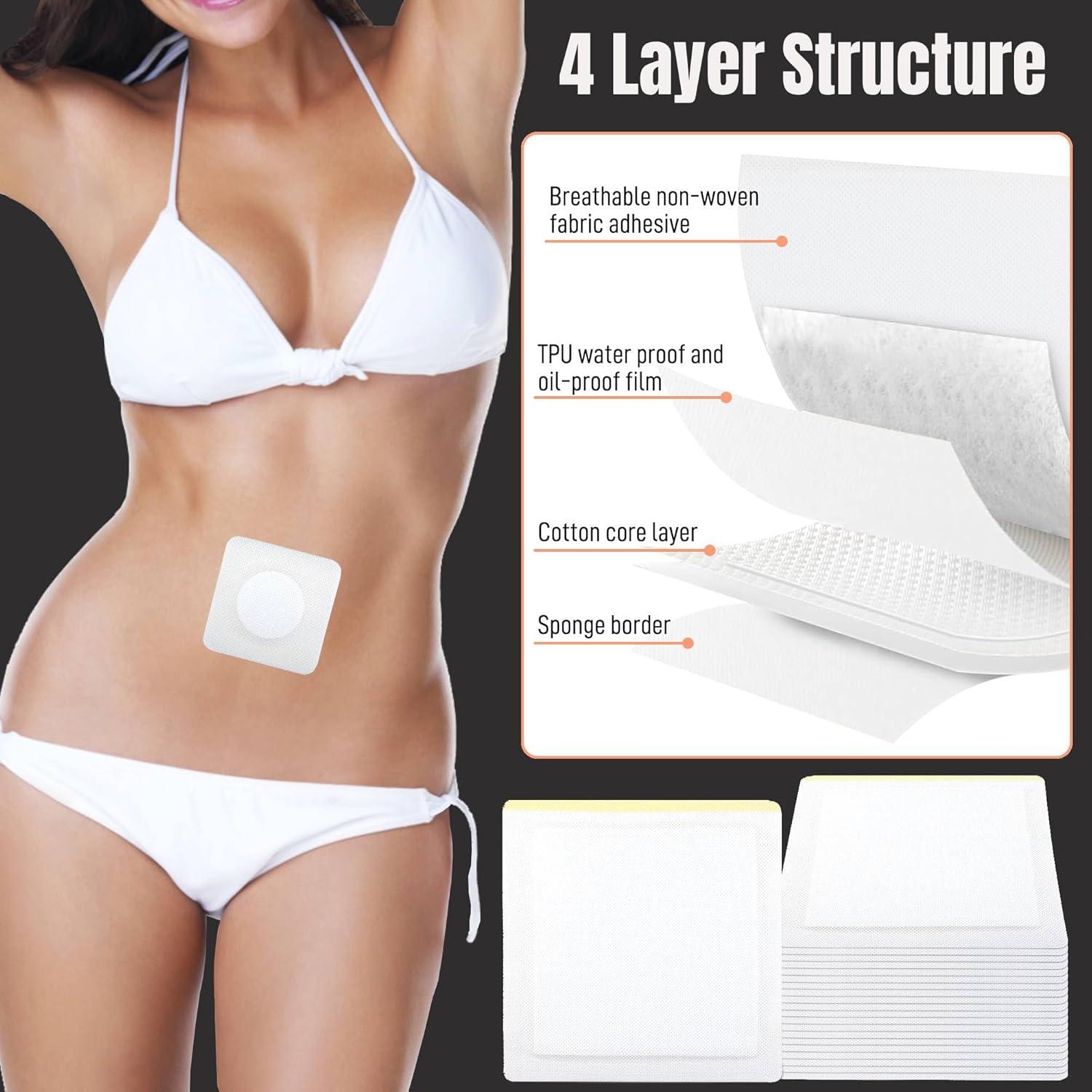 10 Piezas Paquete de Aceite de Ricino Autoadhesivo Pedobi