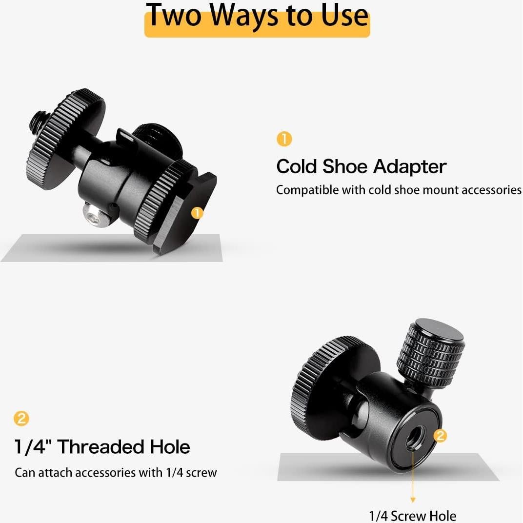 Mini Cabezal de Bola Koolehaoda 1/4" con Zapata Fría