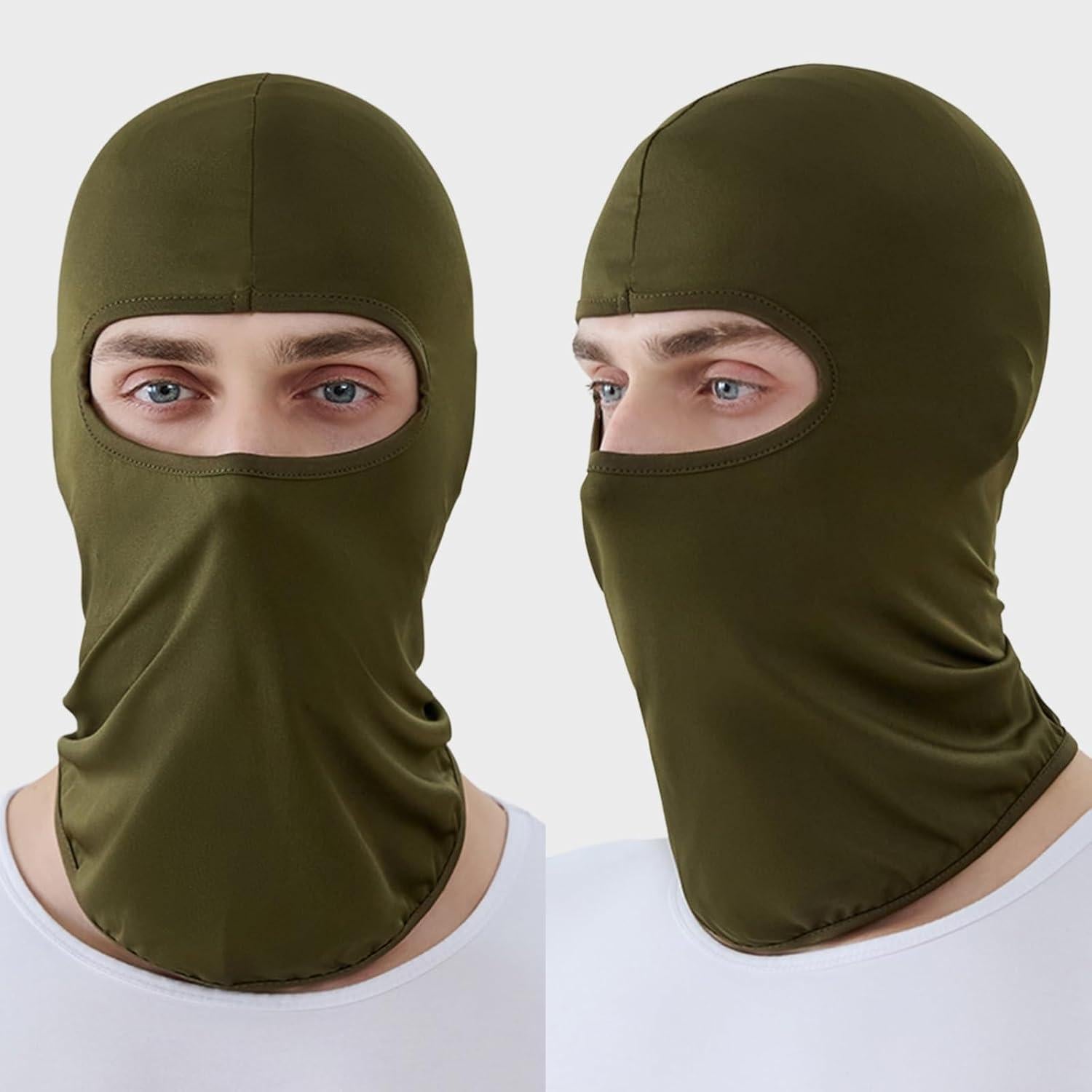 Pasamontañas de Esquí Shiesty Unisex Verde Ejército