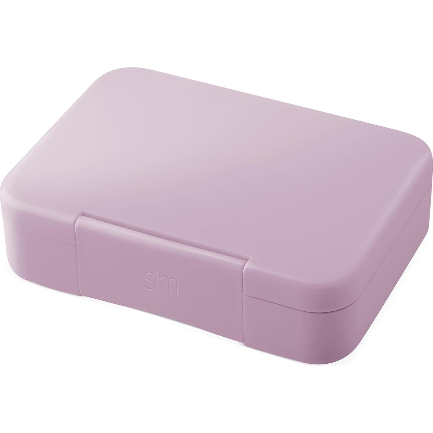 Caja Bento Simple Modern 30oz Niebla Lavanda - 5 Compartimentos