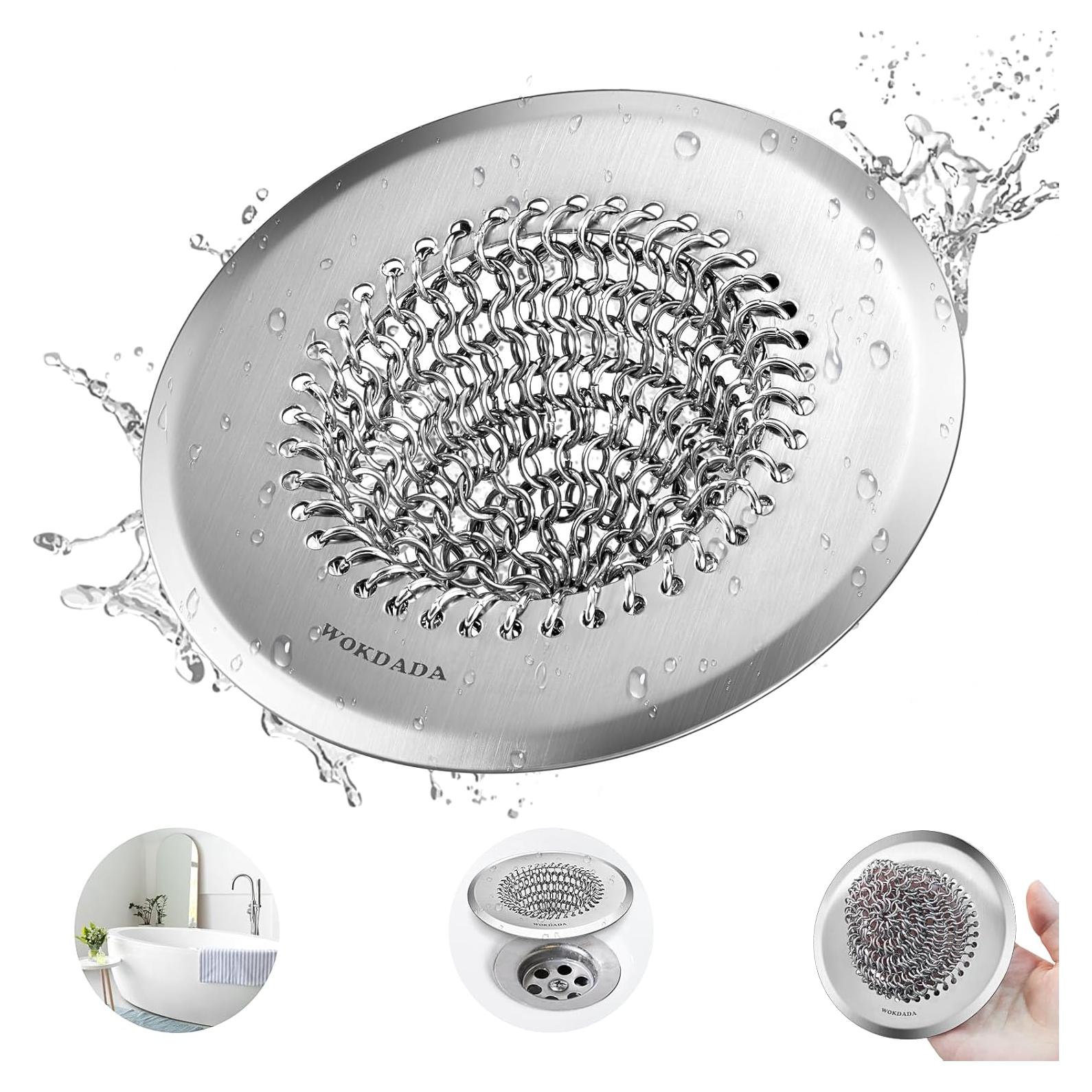 Receptor de Cabello Wokdada 11.18 cm Acero Inoxidable Antideslizante