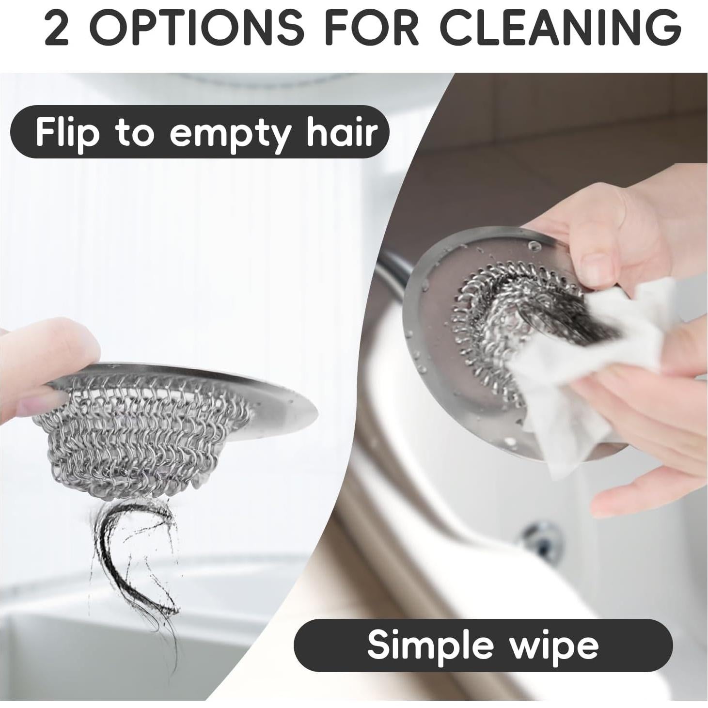 Receptor de Cabello Wokdada 11.18 cm Acero Inoxidable Antideslizante