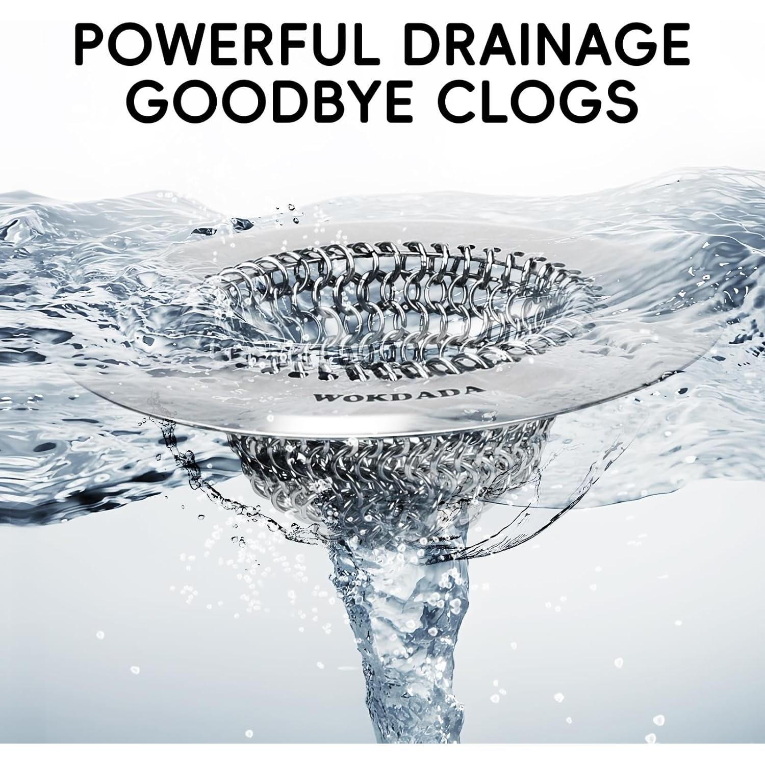 Receptor de Cabello Wokdada 11.18 cm Acero Inoxidable Antideslizante