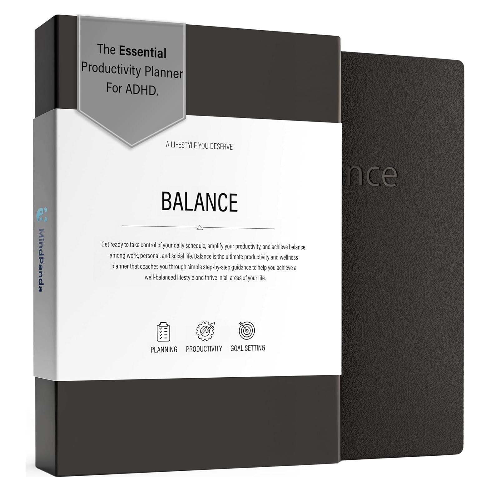 Planificador de Productividad y Enfoque MindPanda A5 Gris