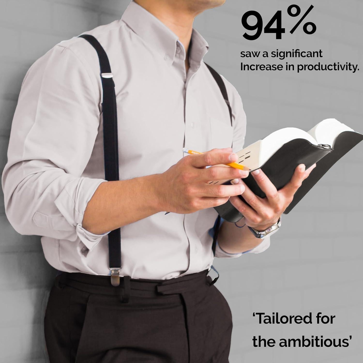 Planificador de Productividad y Enfoque MindPanda A5 Gris